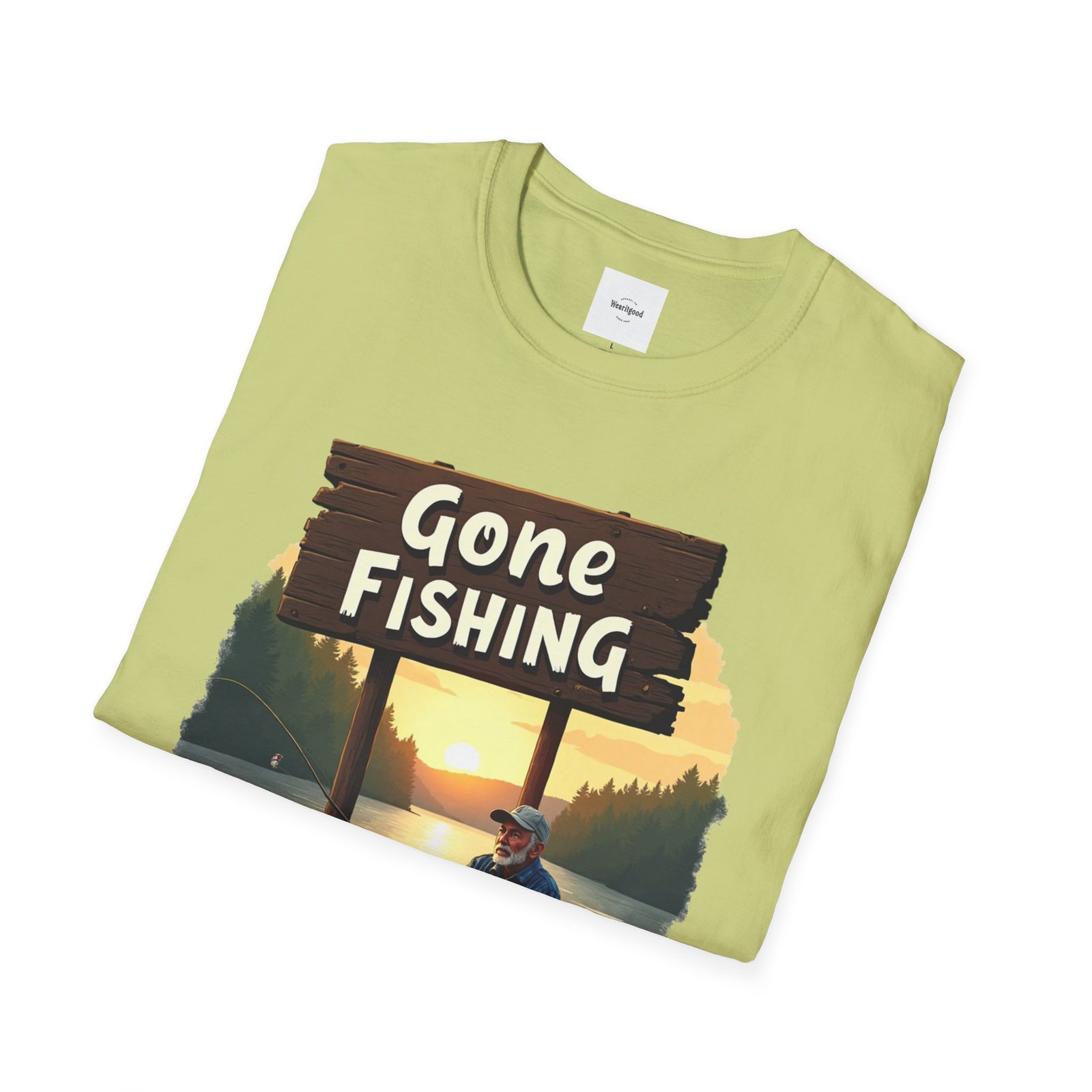Gone Fishing Unisex T-Shirt - Image 20