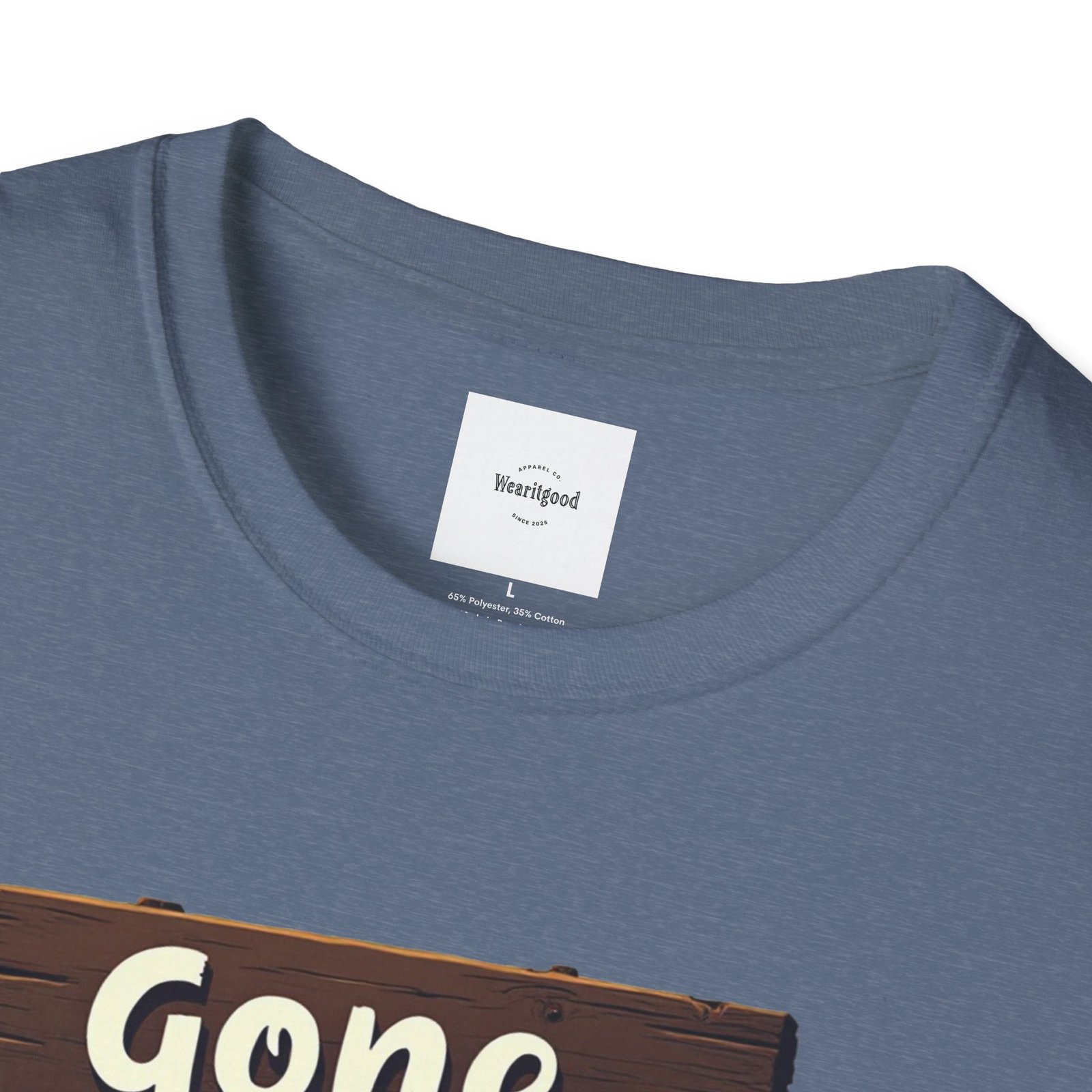 Gone Fishing Unisex T-Shirt - Image 35