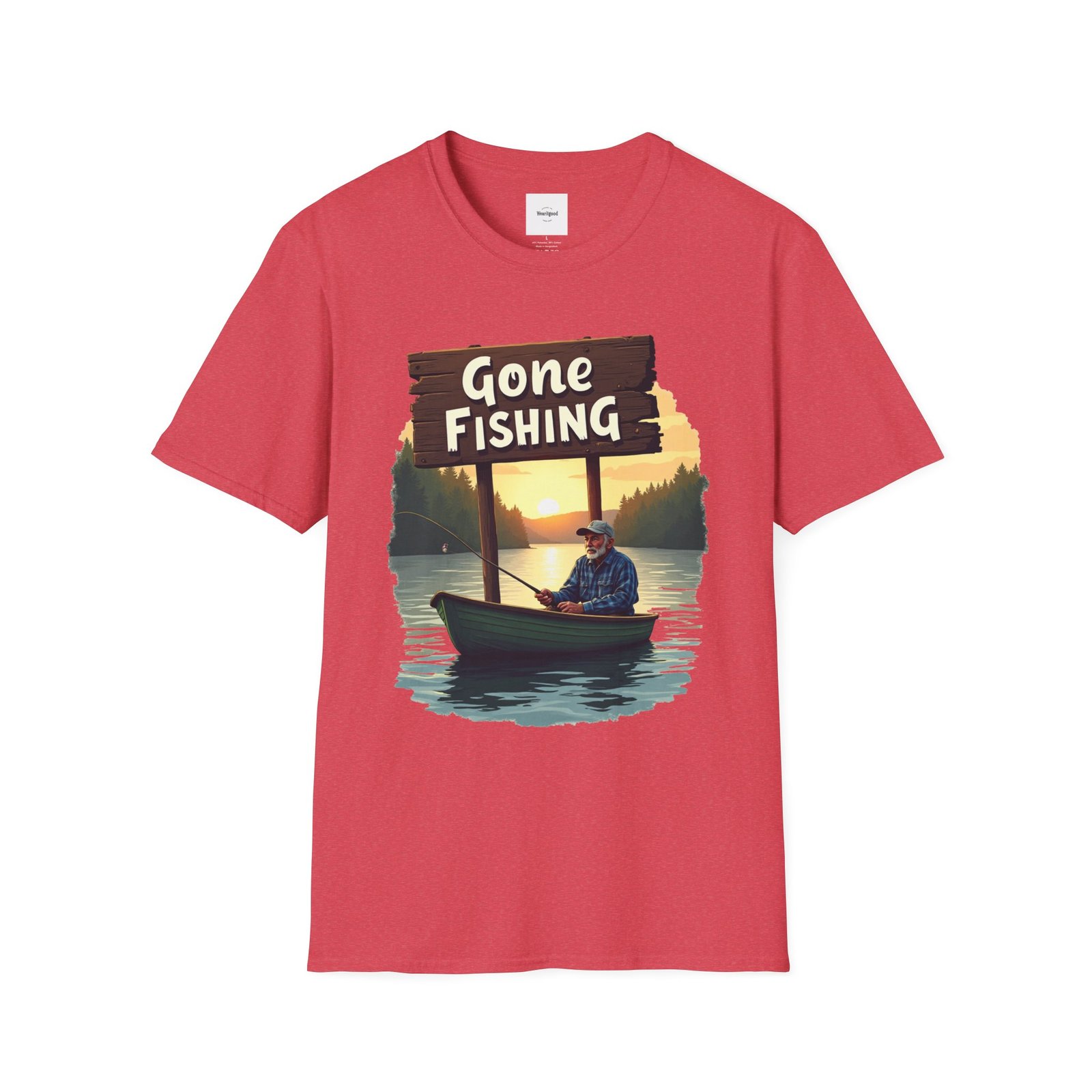 Gone Fishing Unisex T-Shirt - Image 57