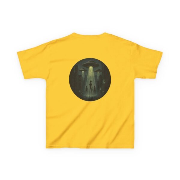 Alien Arrival Kids Shirt white letter - Image 14