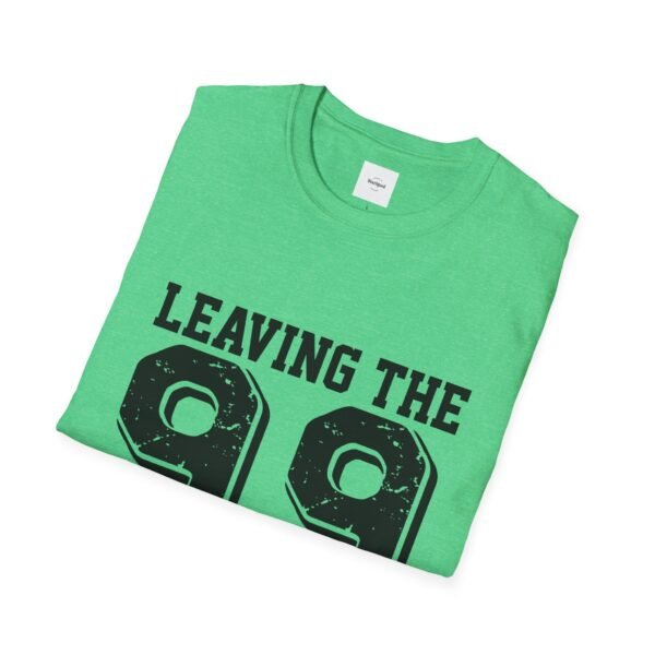 Leaving the 99 black lettered Unisex T-Shirt - Image 32