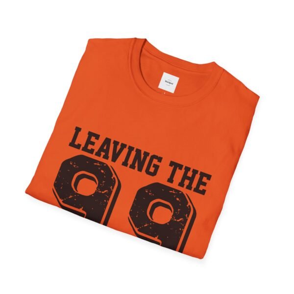 Leaving the 99 black lettered Unisex T-Shirt - Image 20