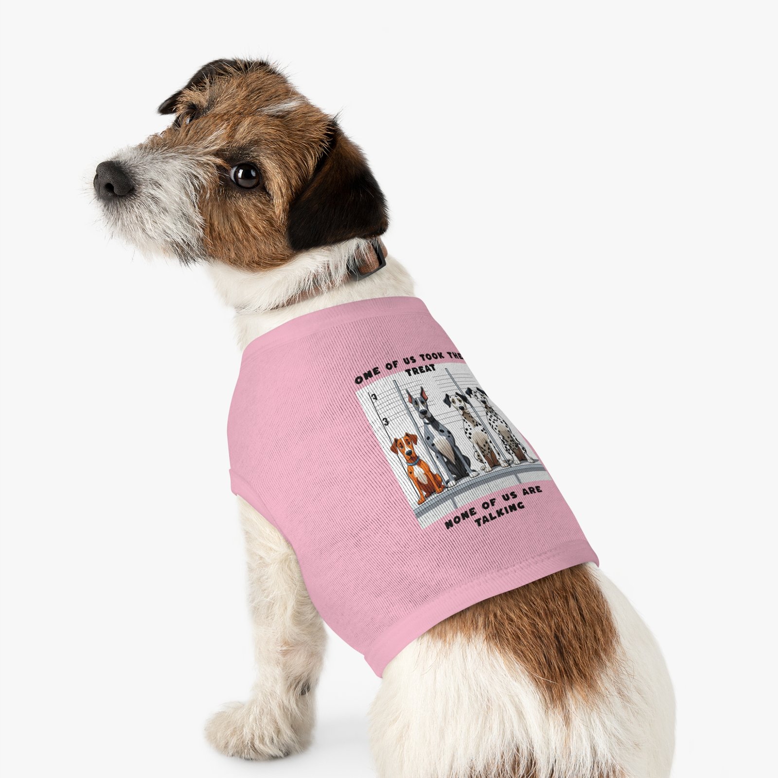 Who ate the treat Dogie line up : Pet Tank Top for Dogs - Image 6