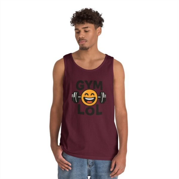 "LOL" Unisex Workout Tank Top - Image 12