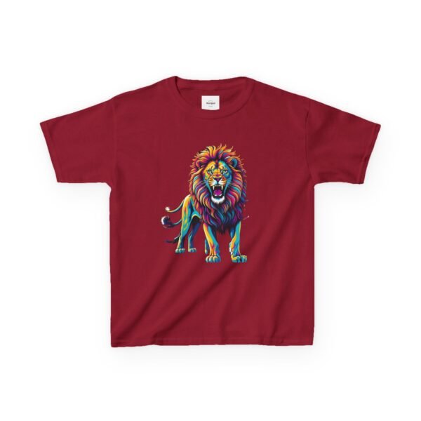 Psychedelic Lion Kids Tee - Image 35