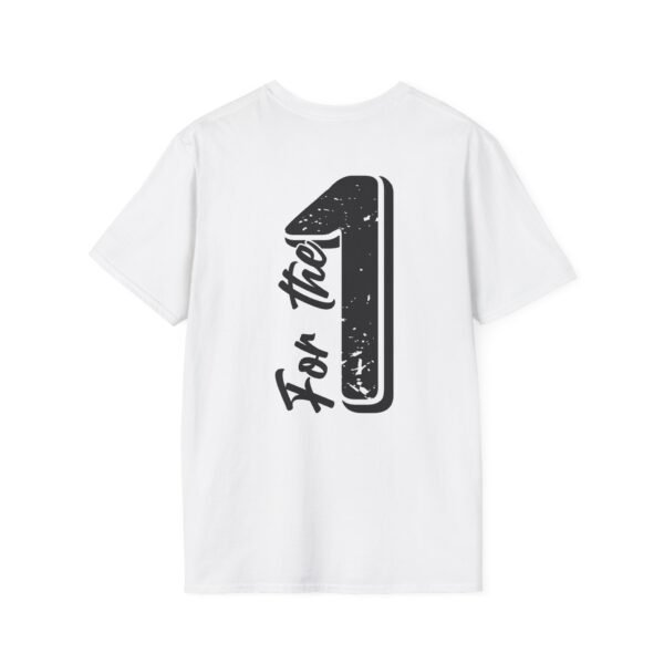 Leaving the 99 black lettered Unisex T-Shirt - Image 6