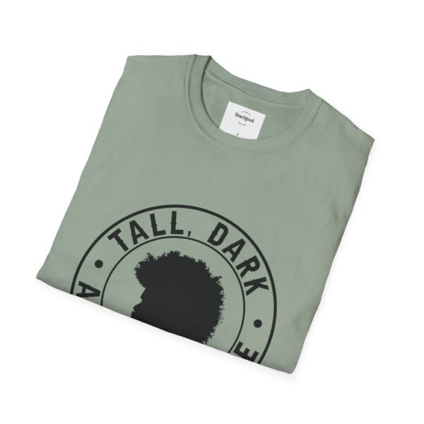 Tall, Dark, and Handsome Unisex Softstyle T-Shirt - Image 20
