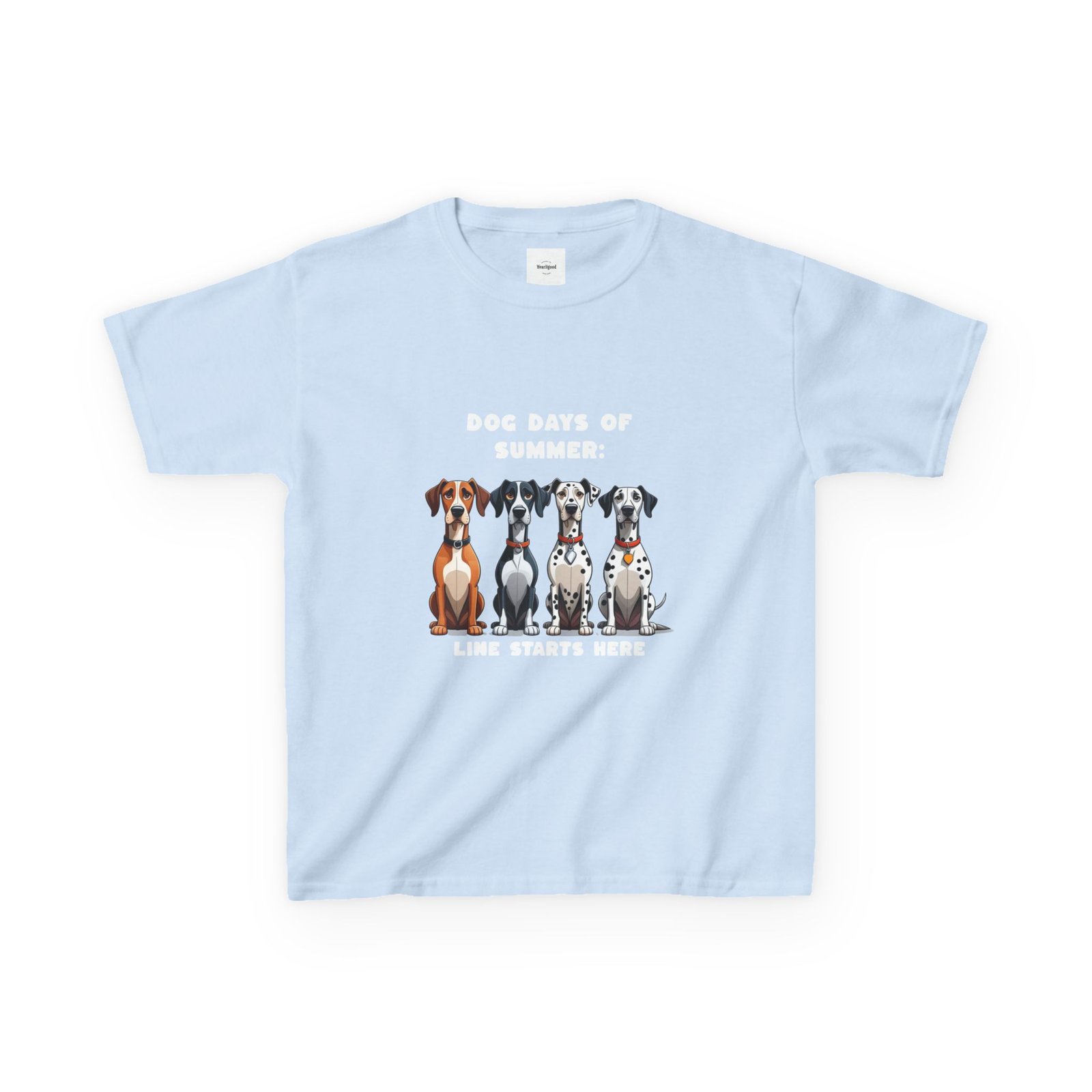 Dog Days of Summer Dog Lovers Kids Tee - Image 13