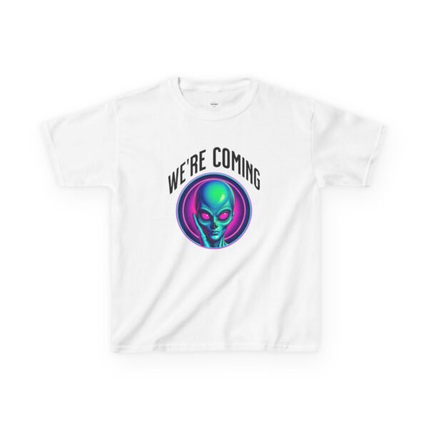 'WE'RE COMING' Alien Invasion Kids Tee - Image 3