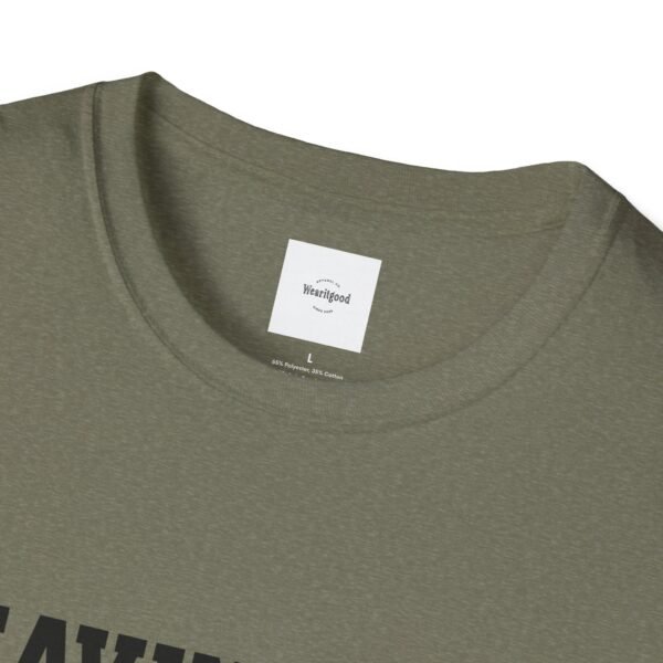 Leaving the 99 black lettered Unisex T-Shirt - Image 23