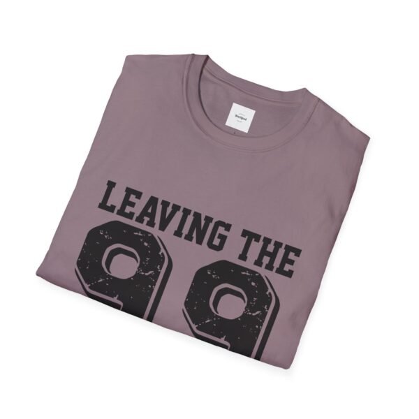 Leaving the 99 black lettered Unisex T-Shirt - Image 48
