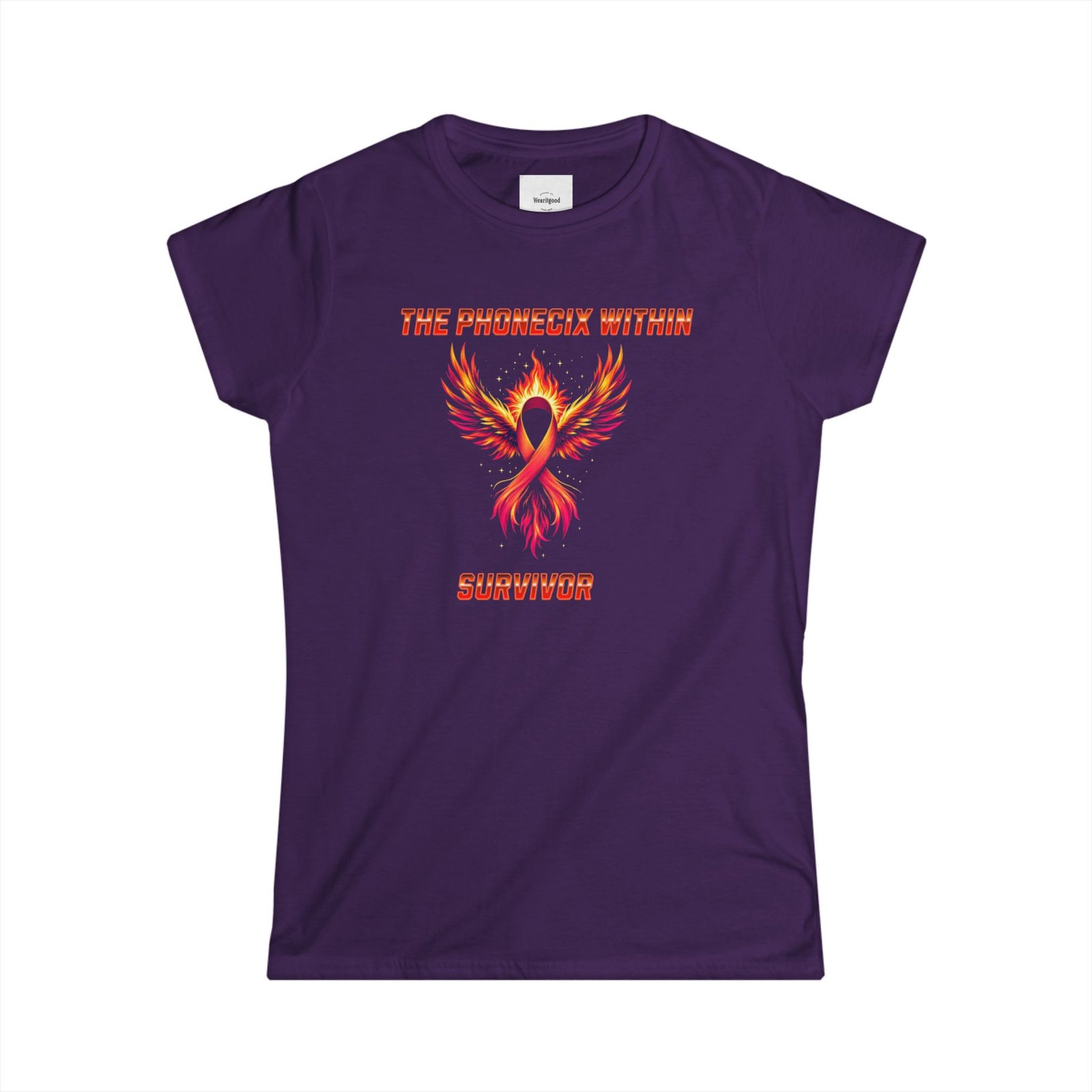 The Phoenix Within Cancer Survivor T-Shirt - Image 25