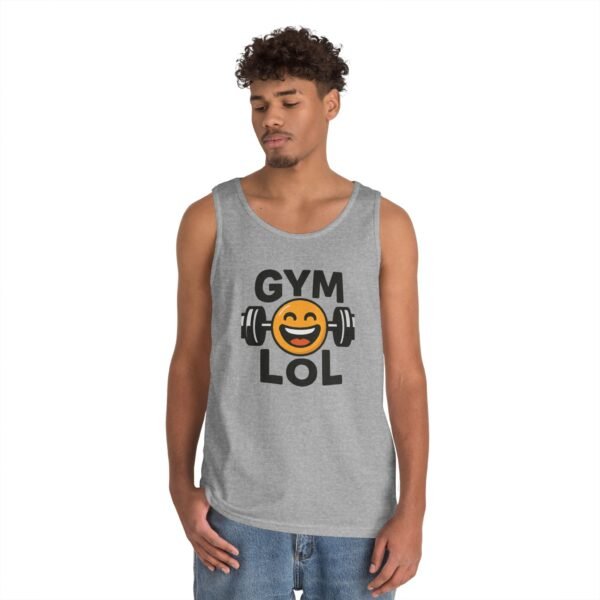 "LOL" Unisex Workout Tank Top - Image 8