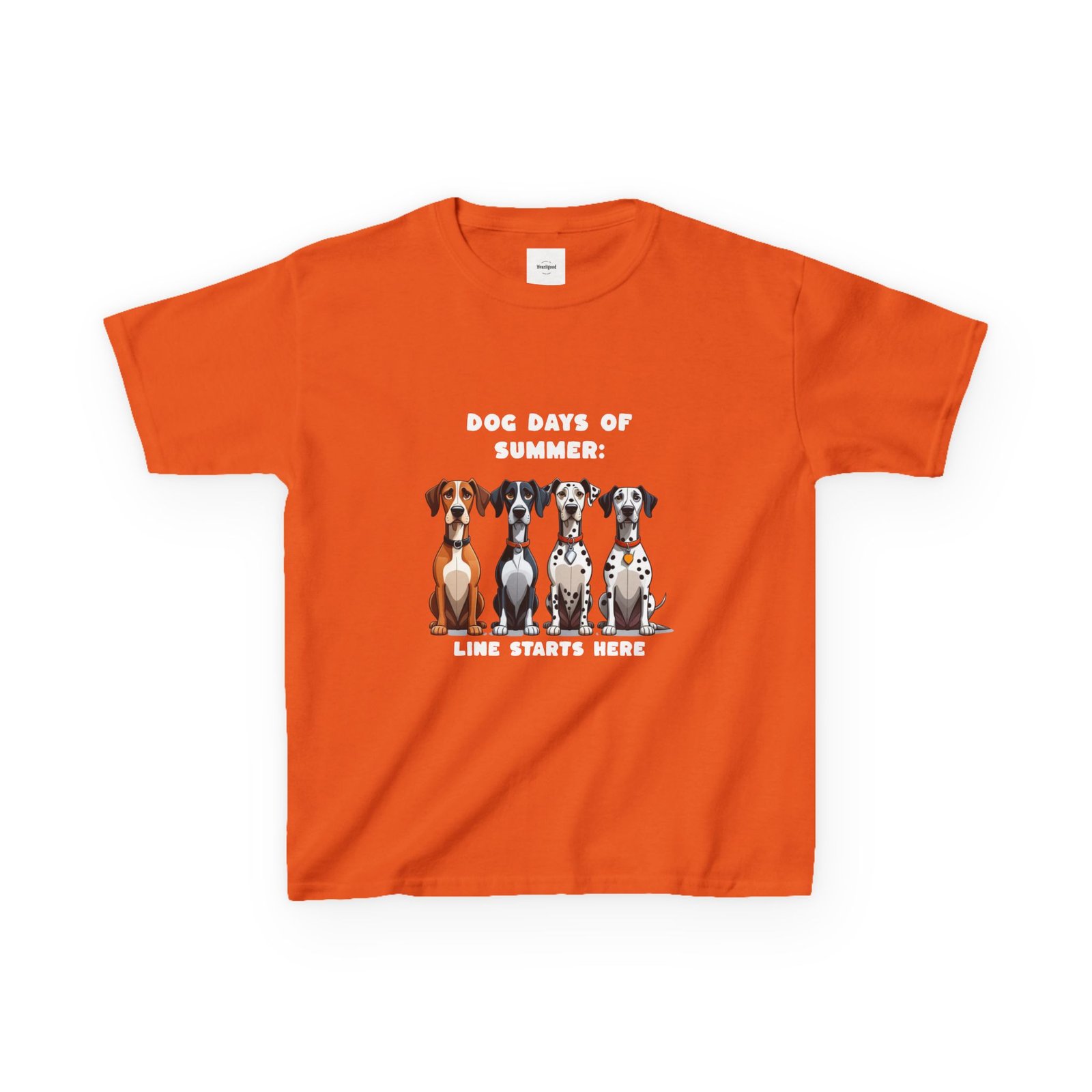 Dog Days of Summer Dog Lovers Kids Tee - Image 7