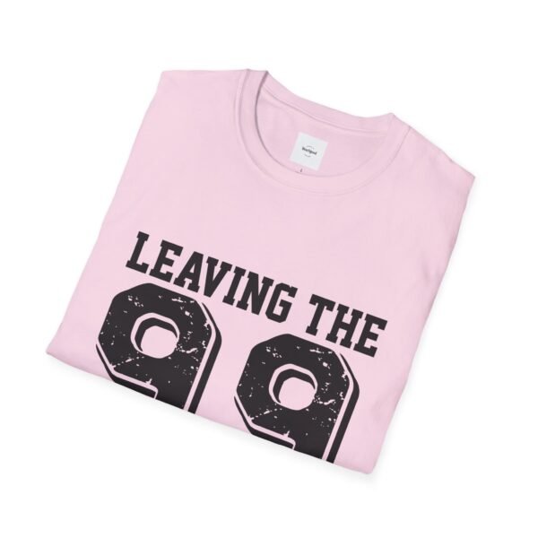 Leaving the 99 black lettered Unisex T-Shirt - Image 52