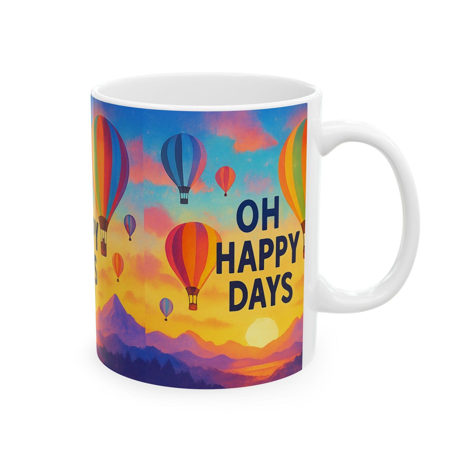 Happy Days Hot Air Balloon Mug - Image 4