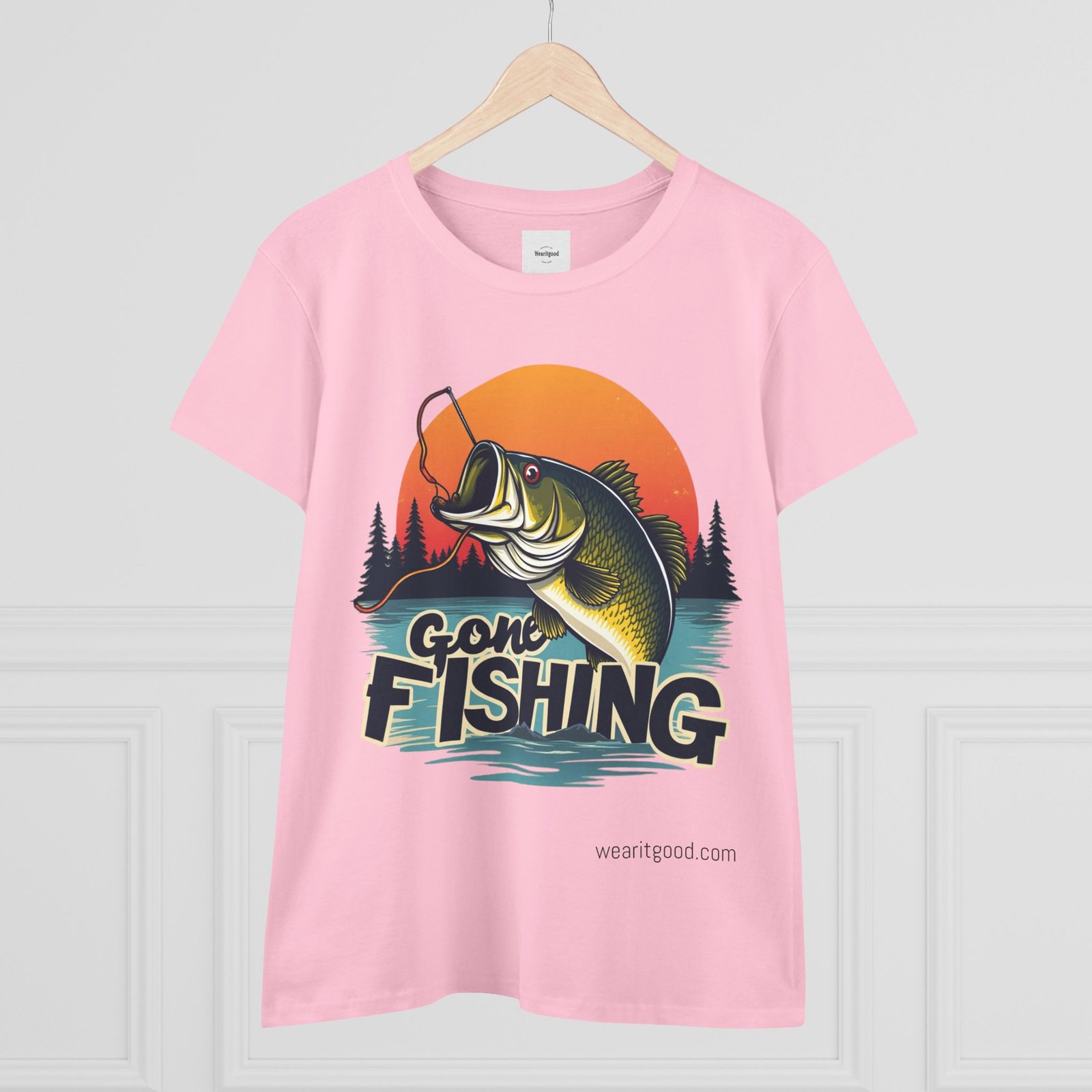 Gone Fishing Women's Tee - Image 15