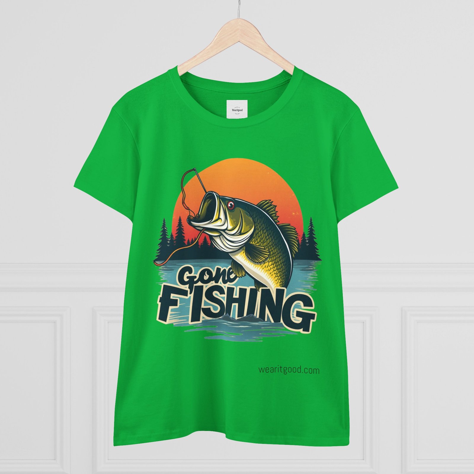 Gone Fishing Women's Tee - Image 11