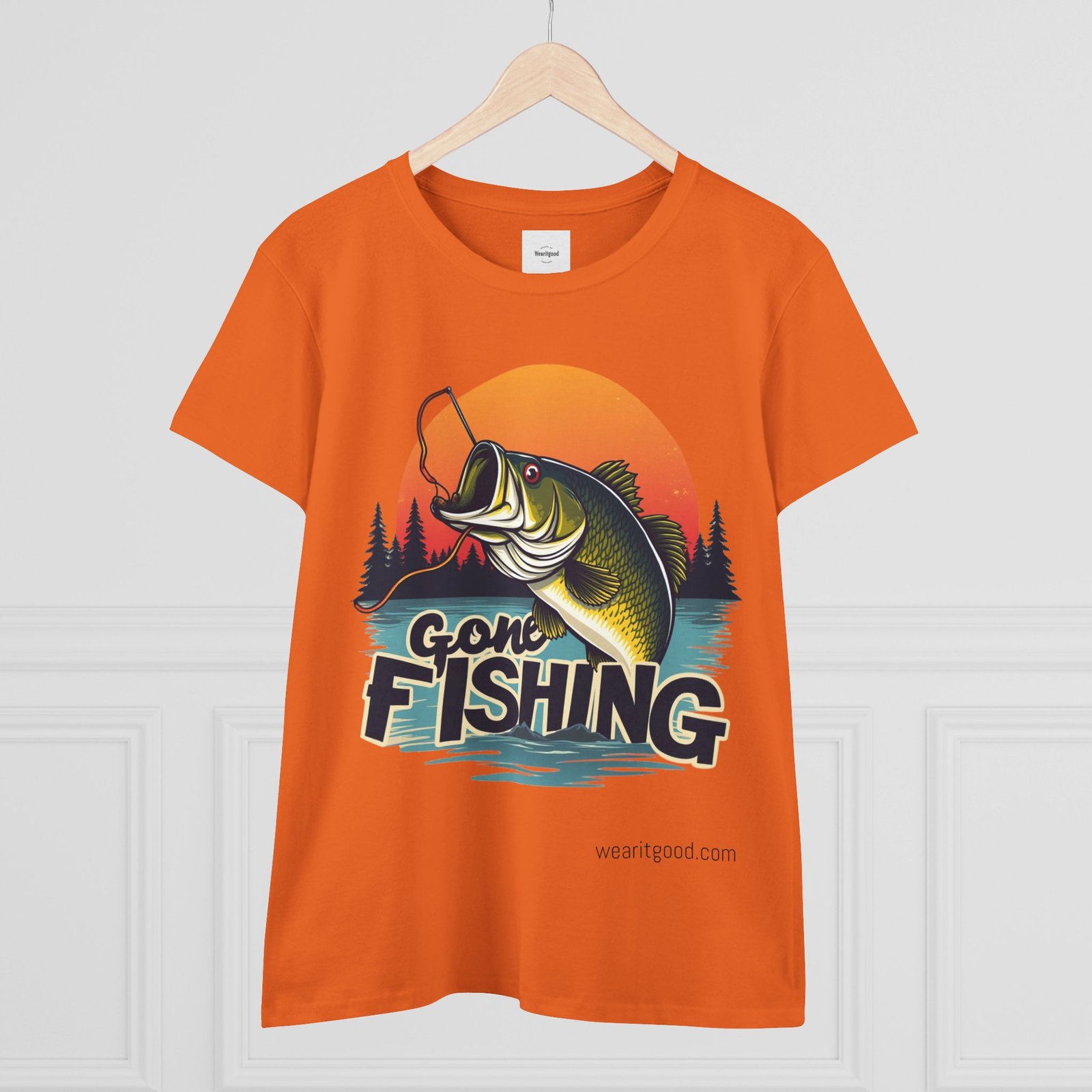 Gone Fishing Women's Tee - Image 7