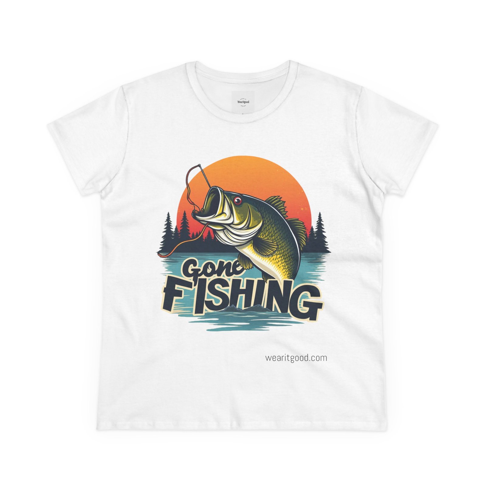 Gone Fishing Women's Tee