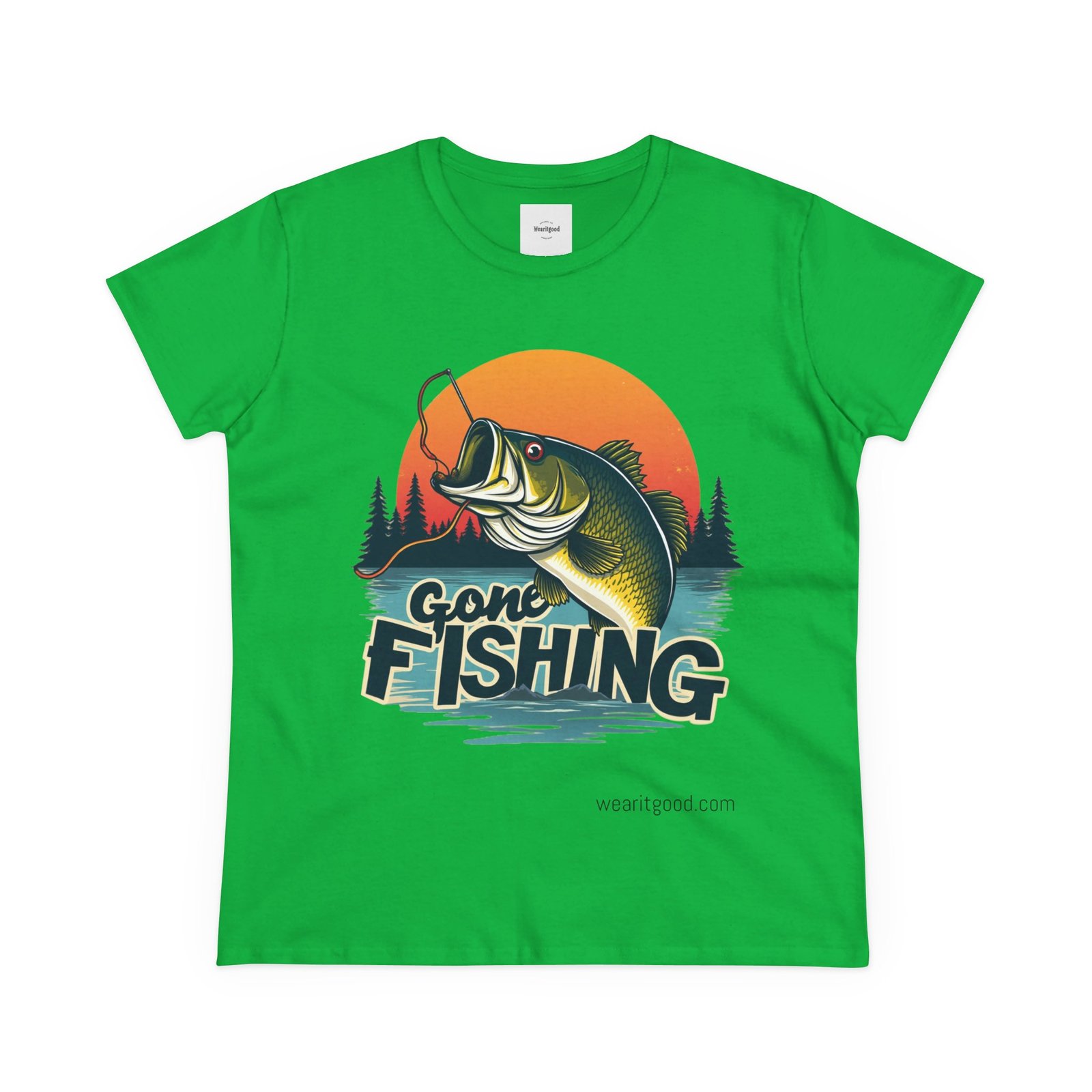 Gone Fishing Women's Tee - Image 9