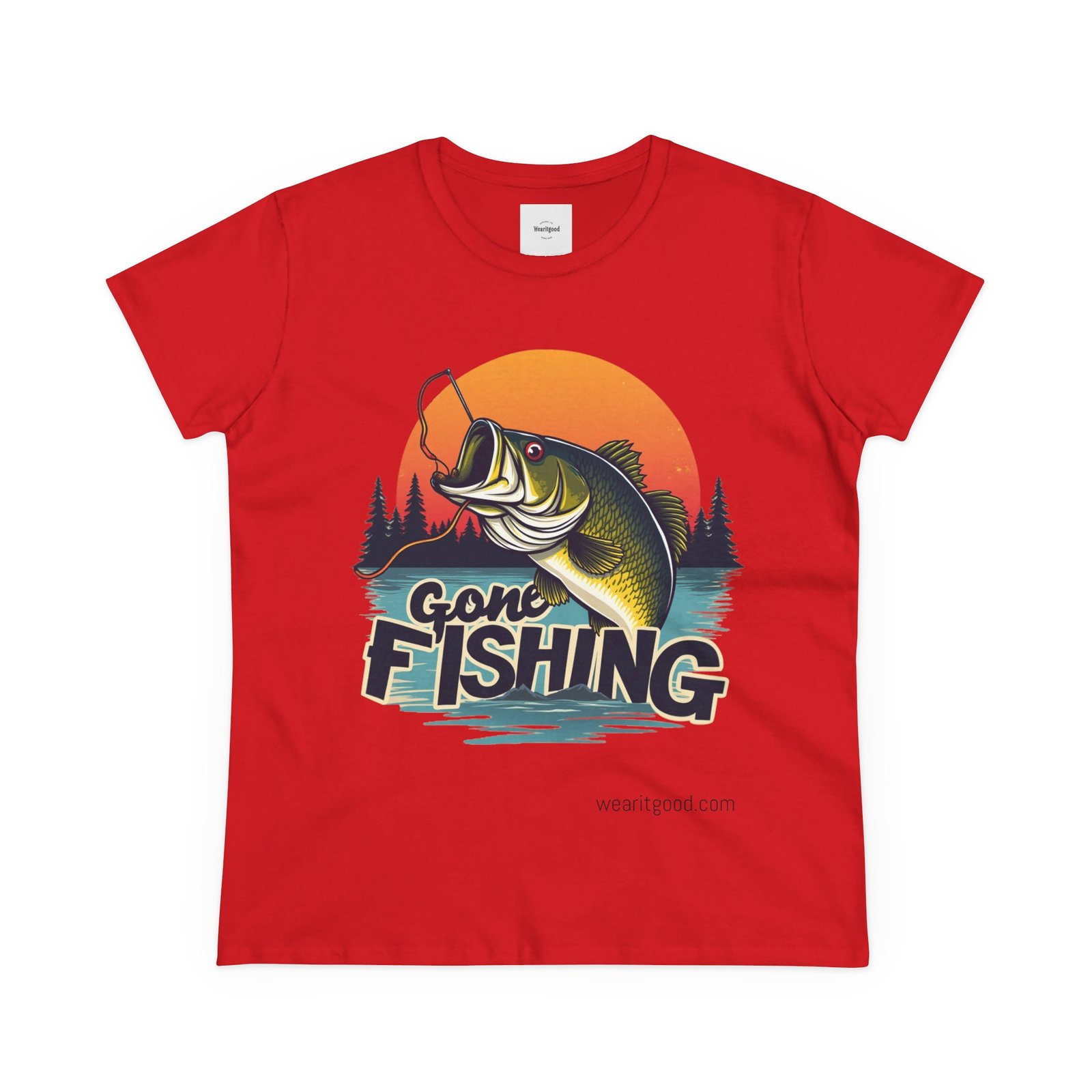 Gone Fishing Women's Tee - Image 21