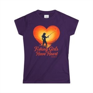 Women: Fishing Girls Have Heart Tee