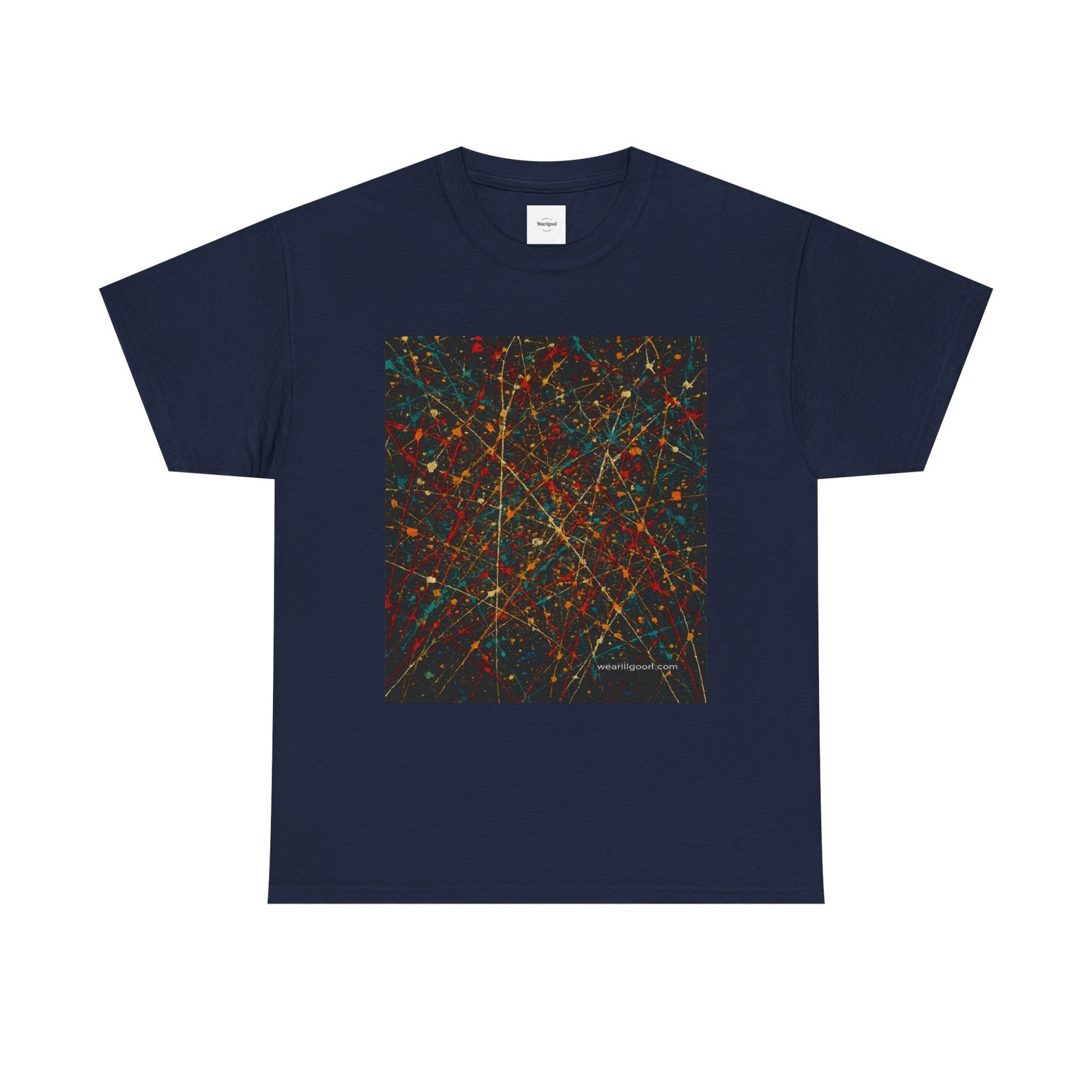 Abstract Galaxy Art Tee - Image 15