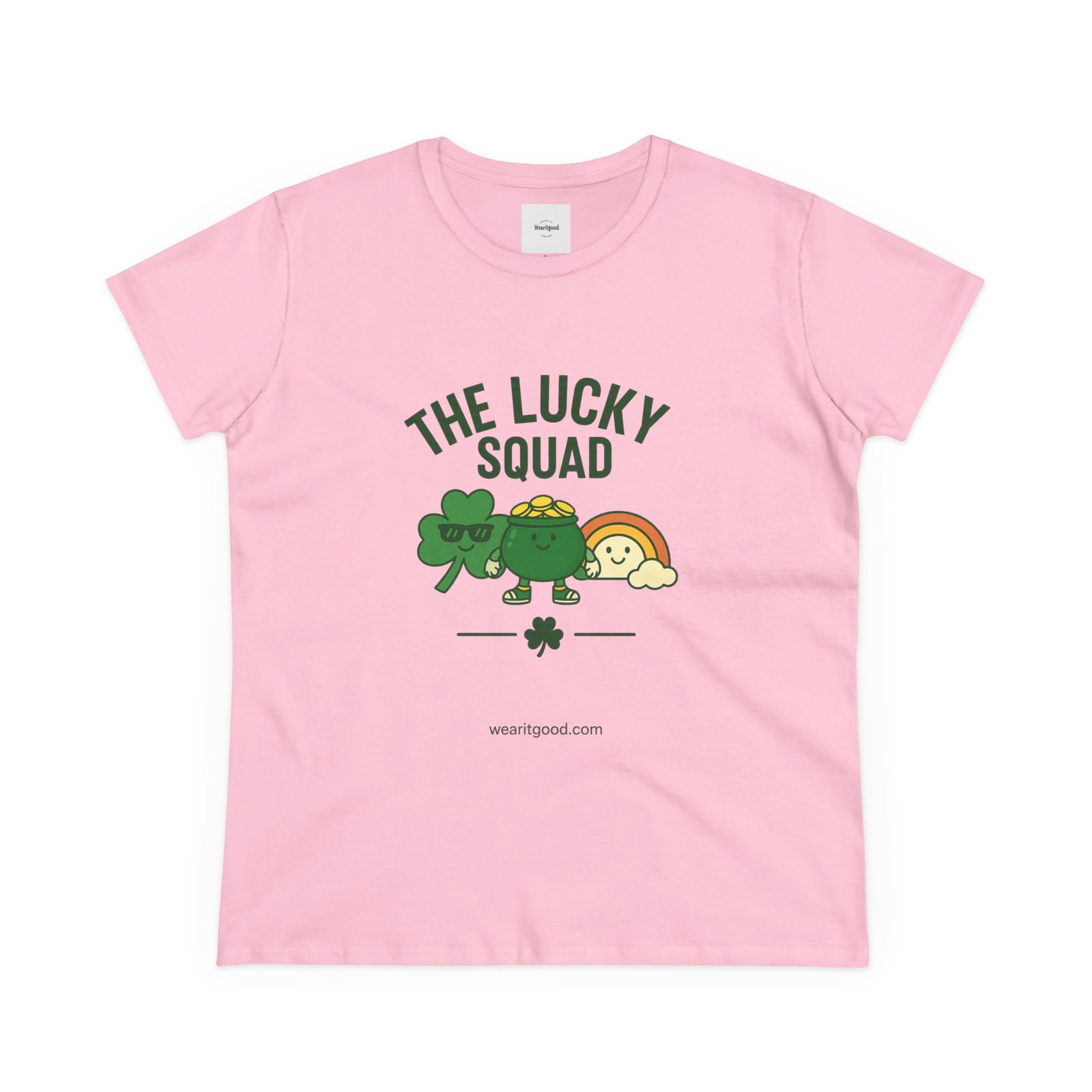 The Lucky Squad Women's Tee – St. Patrick’s Day Shamrock & Rainbow Shirt - Image 13