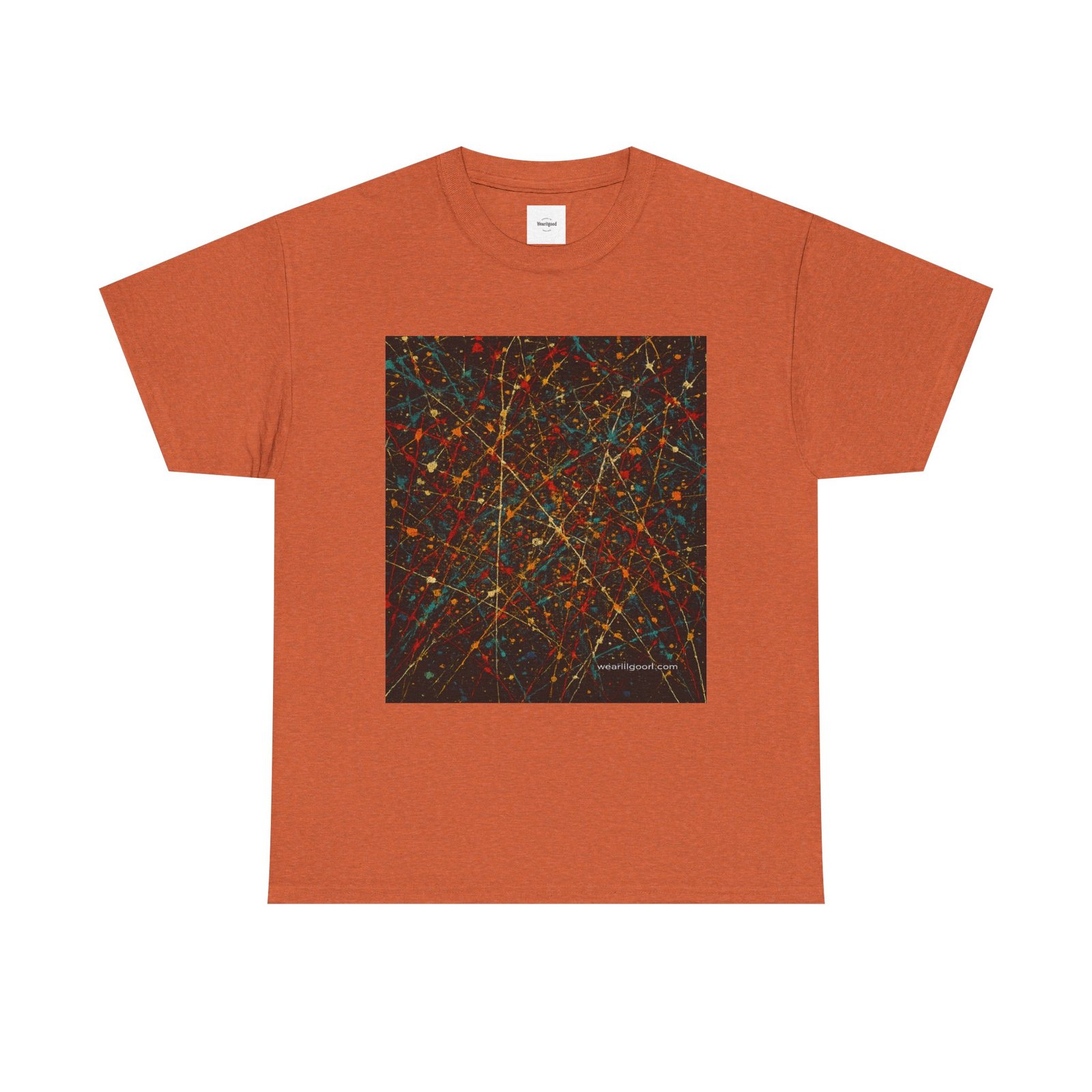 Abstract Galaxy Art Tee - Image 6