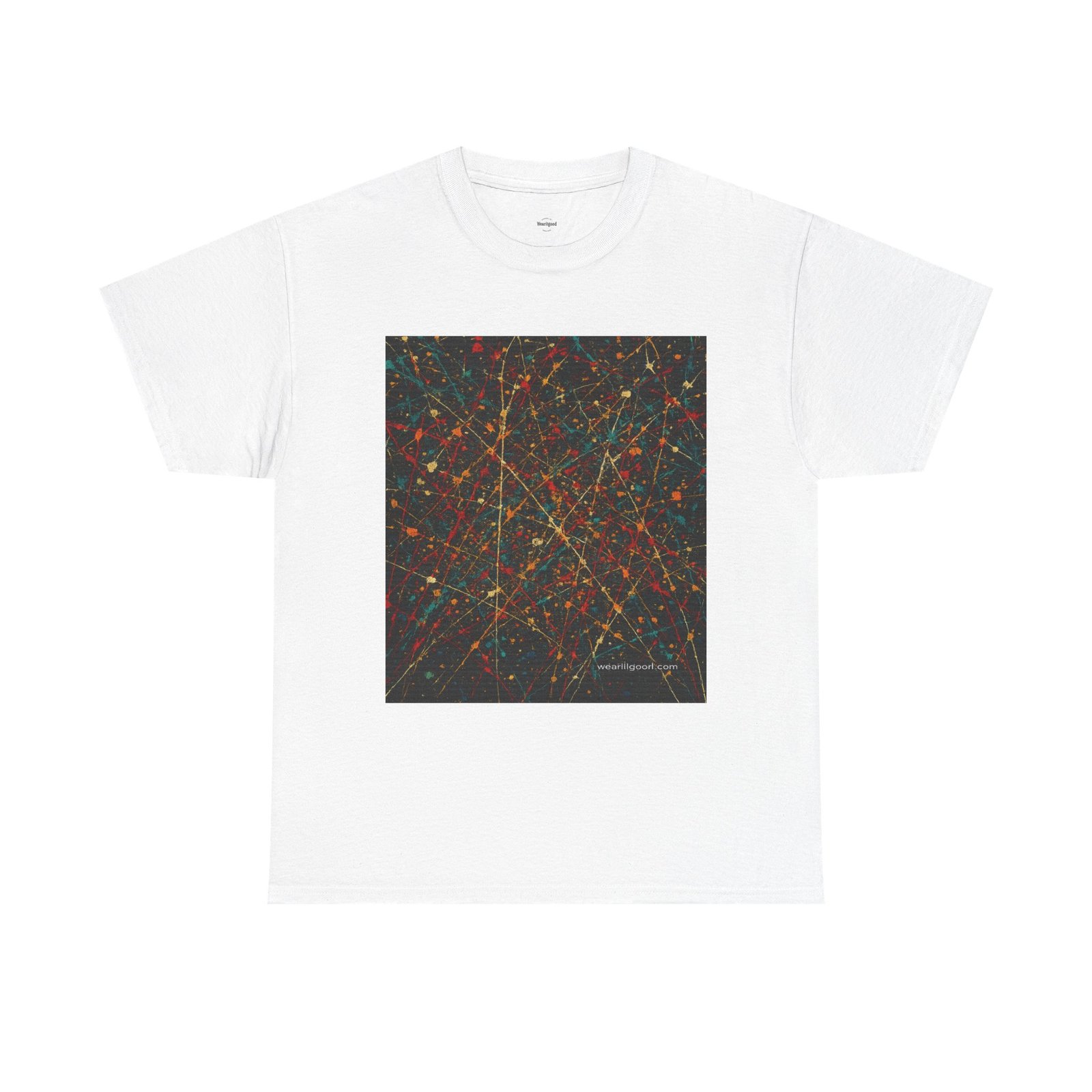 Abstract Galaxy Art Tee - Image 4