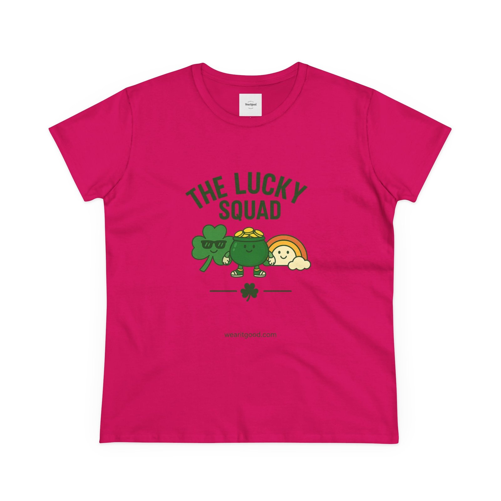 The Lucky Squad Women's Tee – St. Patrick’s Day Shamrock & Rainbow Shirt - Image 21