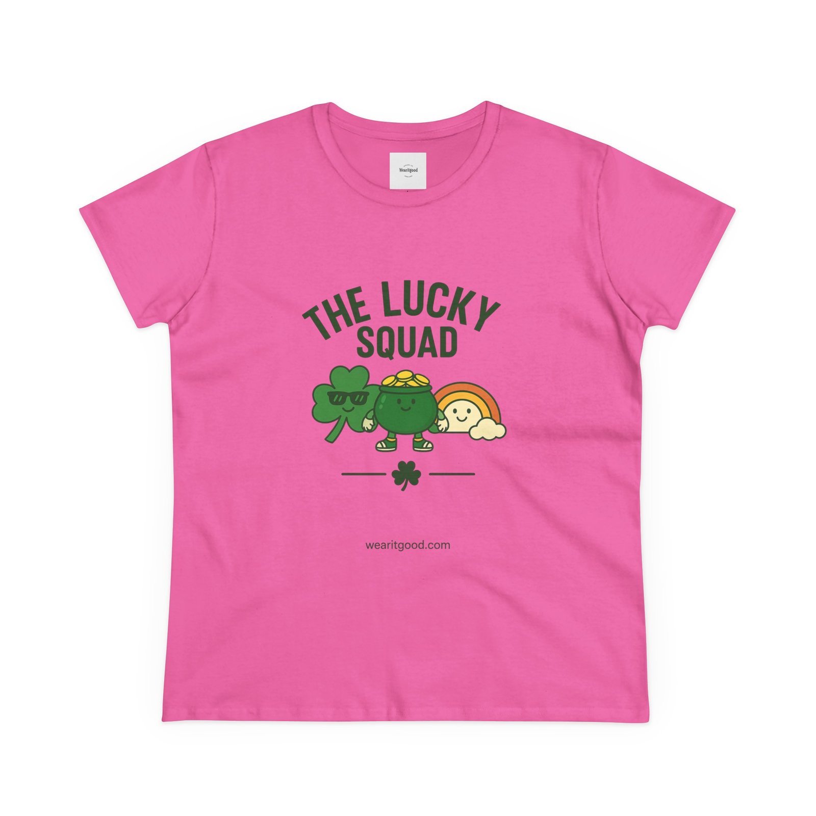 The Lucky Squad Women's Tee – St. Patrick’s Day Shamrock & Rainbow Shirt - Image 17
