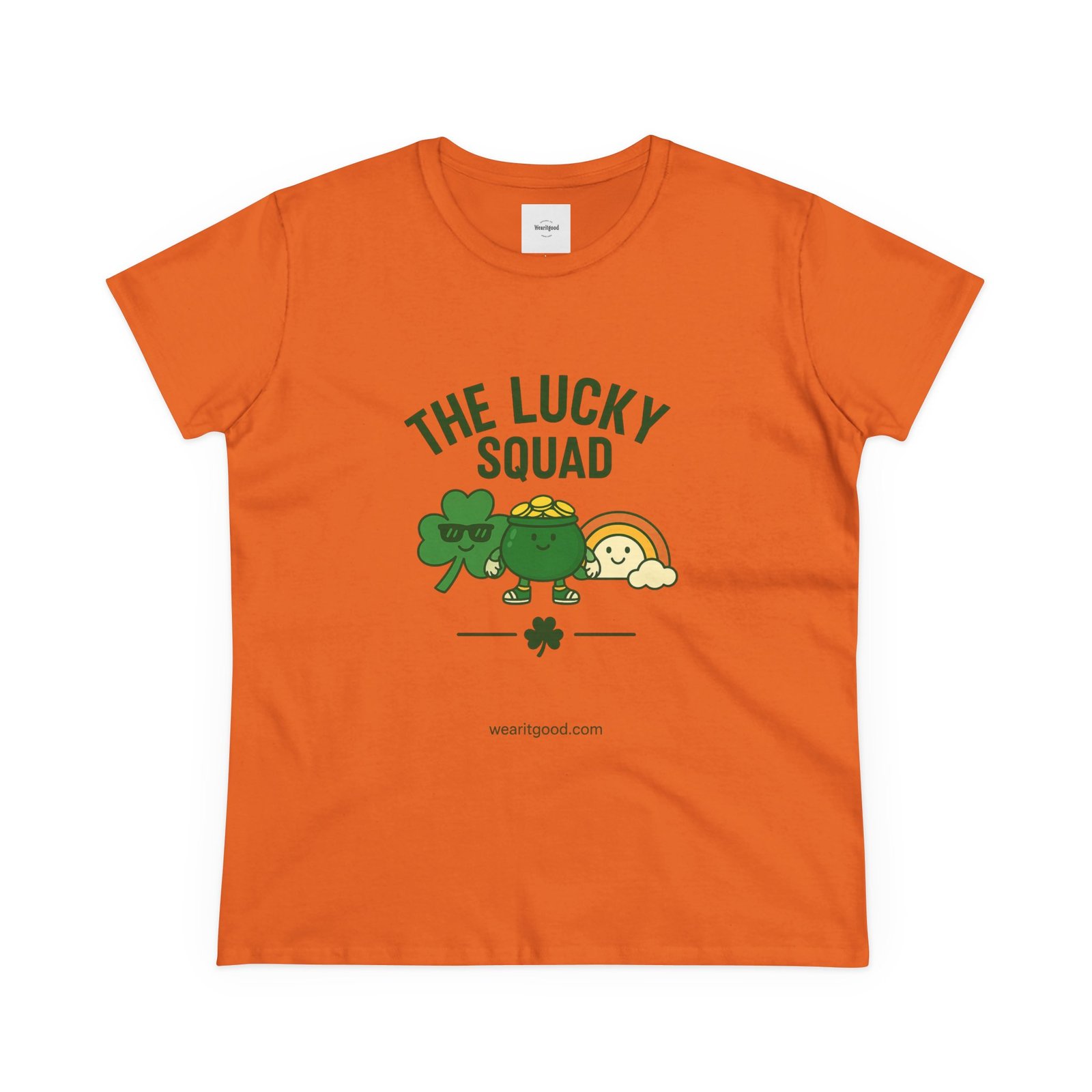 The Lucky Squad Women's Tee – St. Patrick’s Day Shamrock & Rainbow Shirt - Image 5