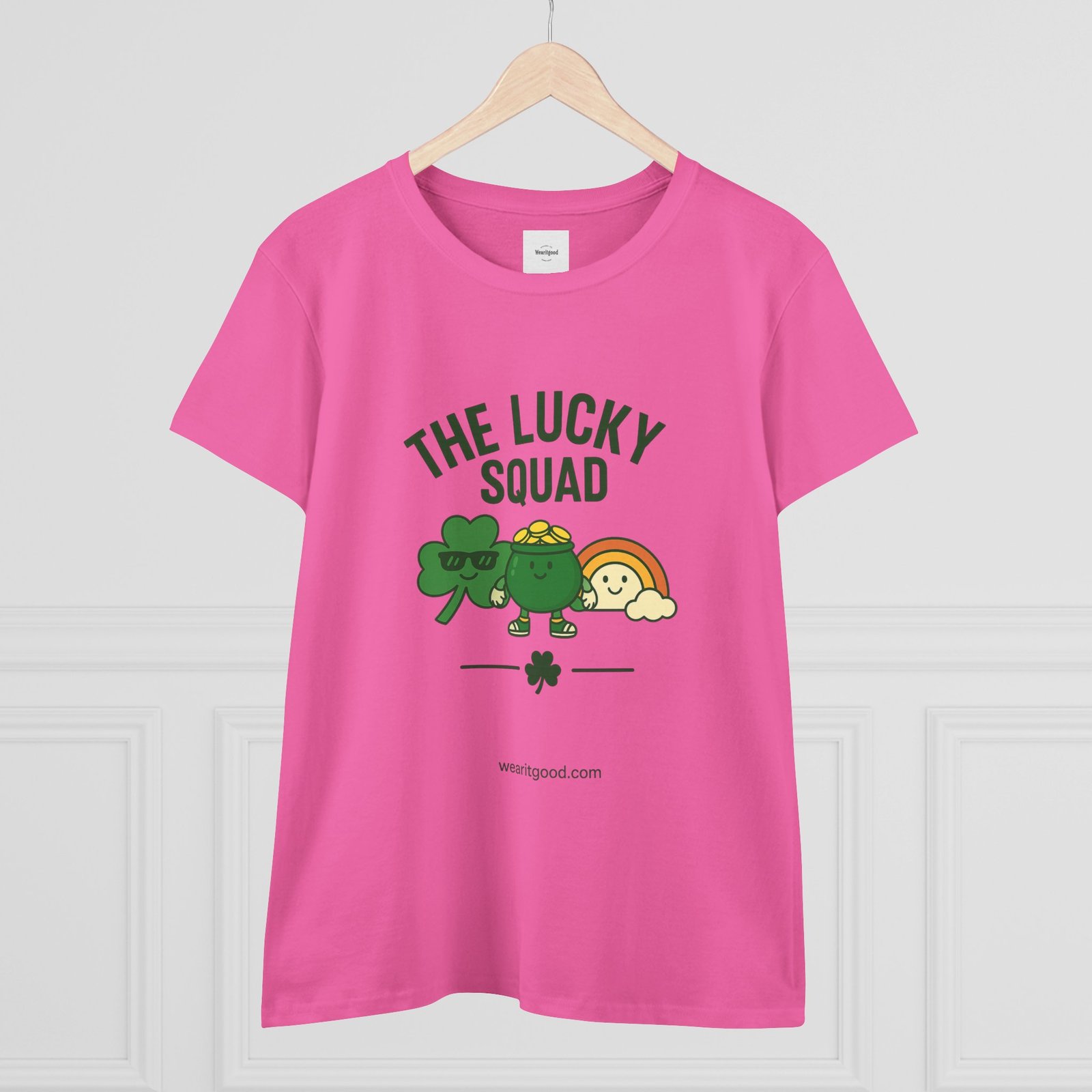 The Lucky Squad Women's Tee – St. Patrick’s Day Shamrock & Rainbow Shirt - Image 19