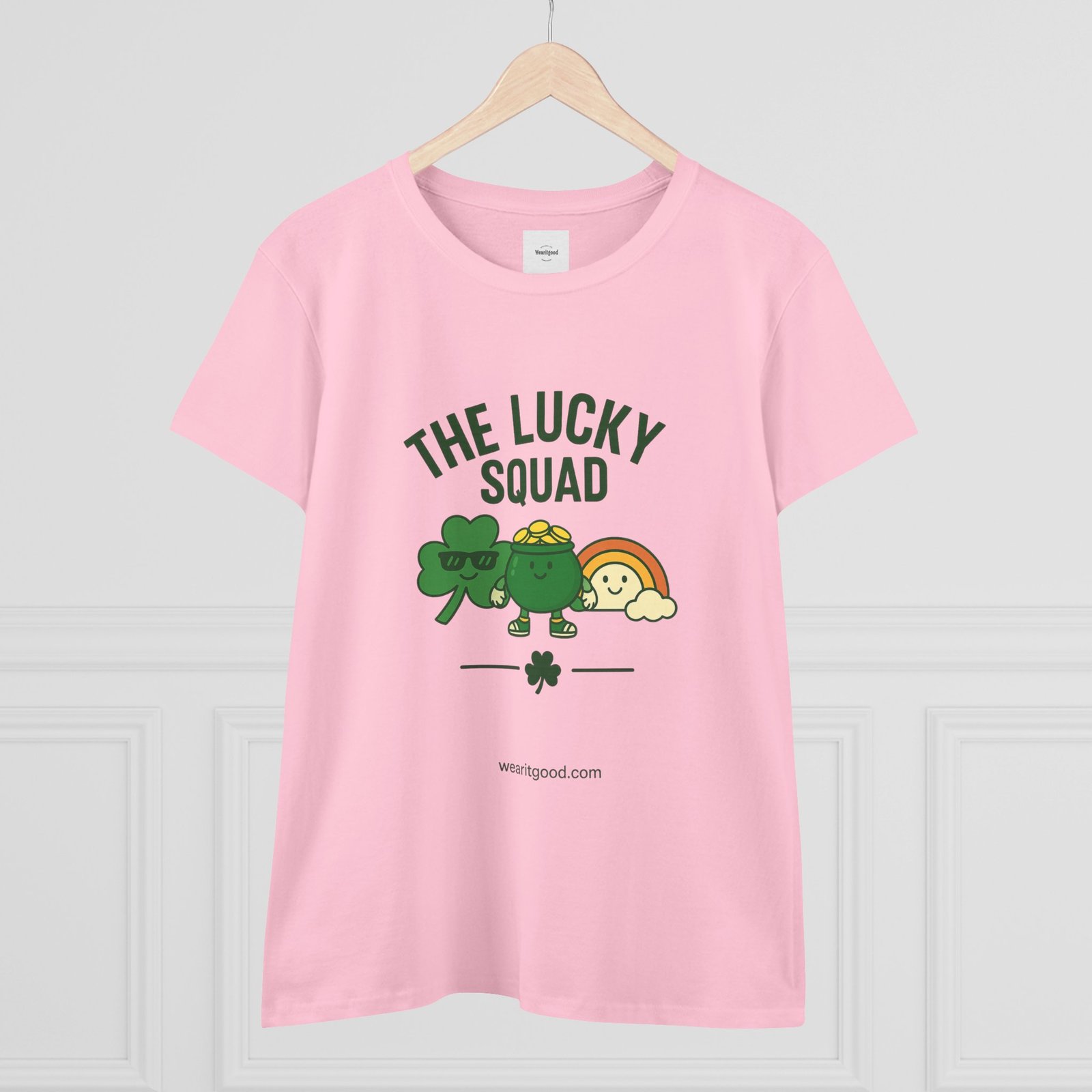 The Lucky Squad Women's Tee – St. Patrick’s Day Shamrock & Rainbow Shirt - Image 15