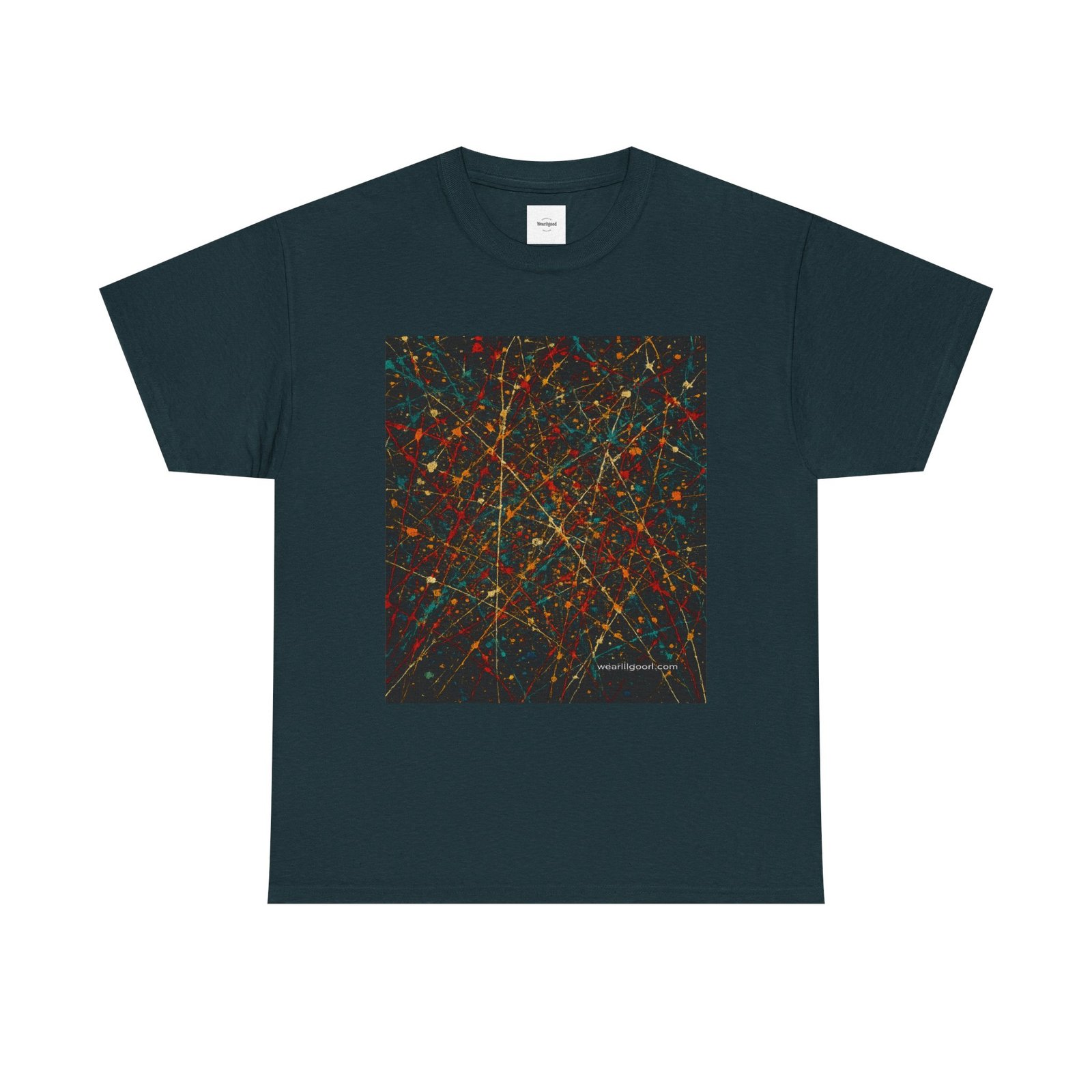 Abstract Galaxy Art Tee - Image 10