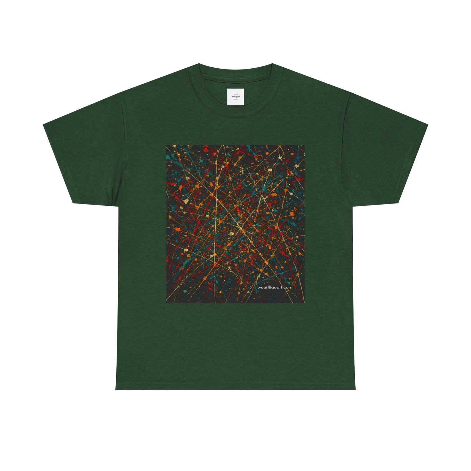 Abstract Galaxy Art Tee - Image 8
