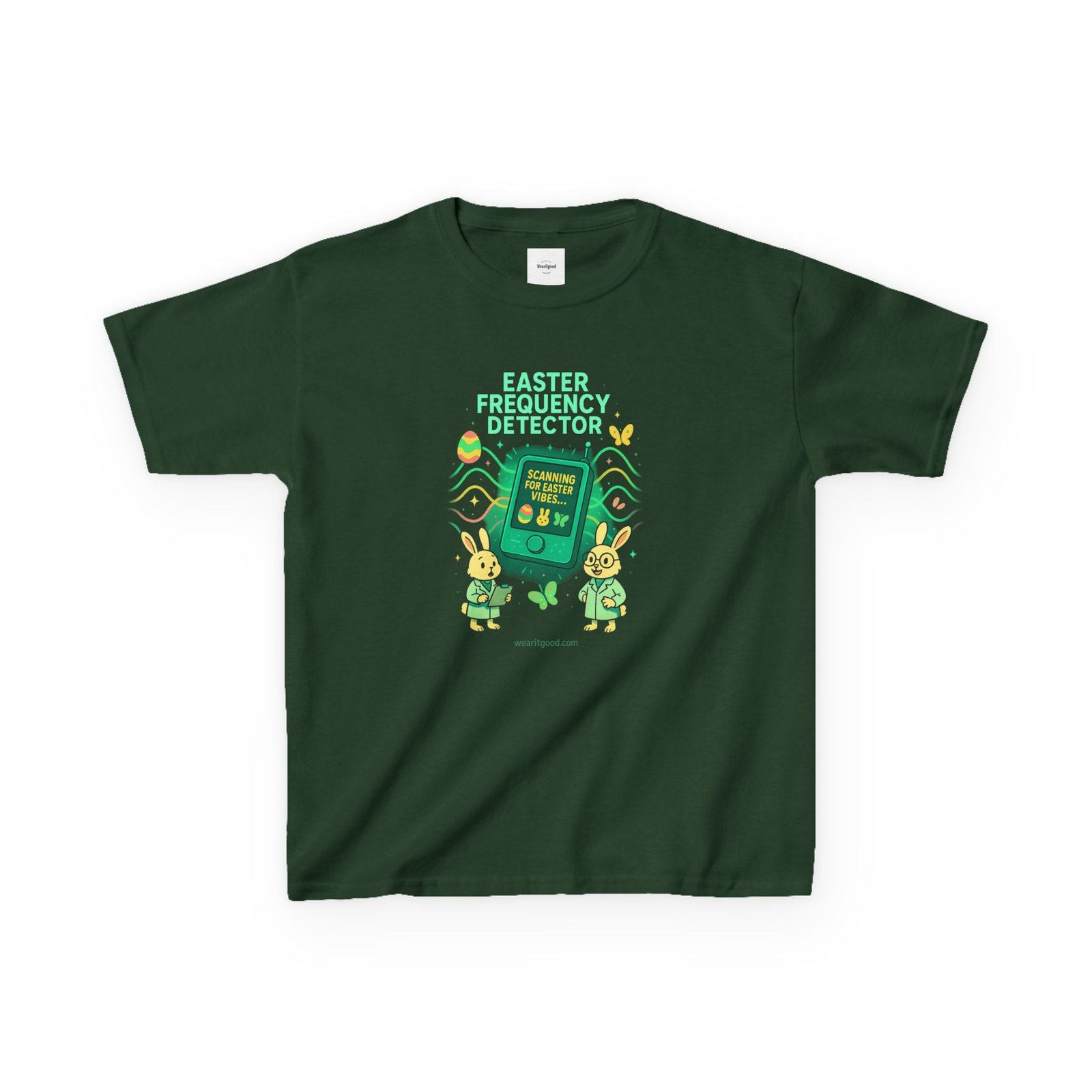 Kids Tee — "Easter Frequency Detector"