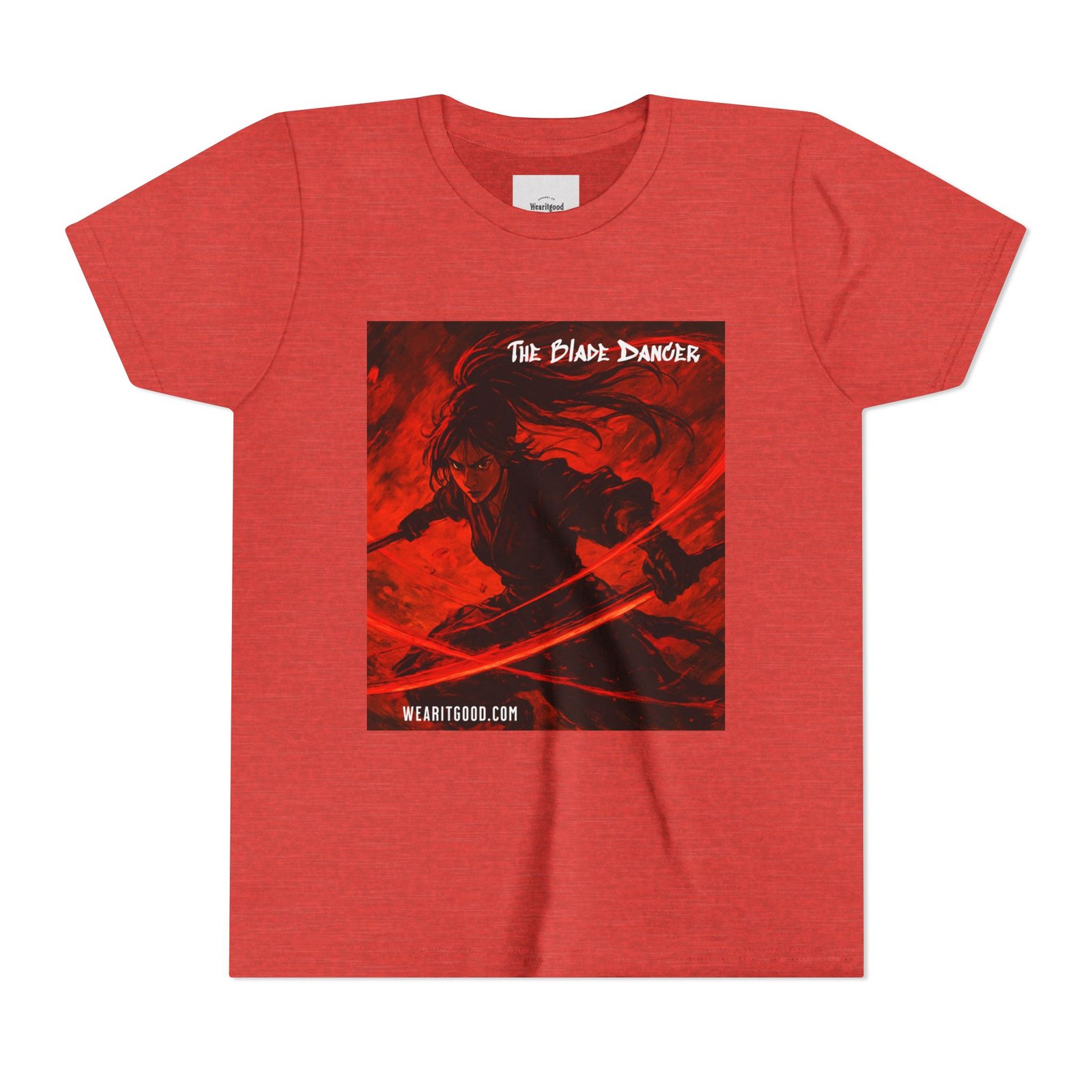 Youth Blade Dancer Graphic Anime Tee - Image 36