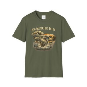 Big Water, Big Tales Fishing T-Shirt