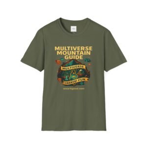 Multiverse Mountain Guide T-Shirt — 'Chance of Fun' Adventure Graphic Tee