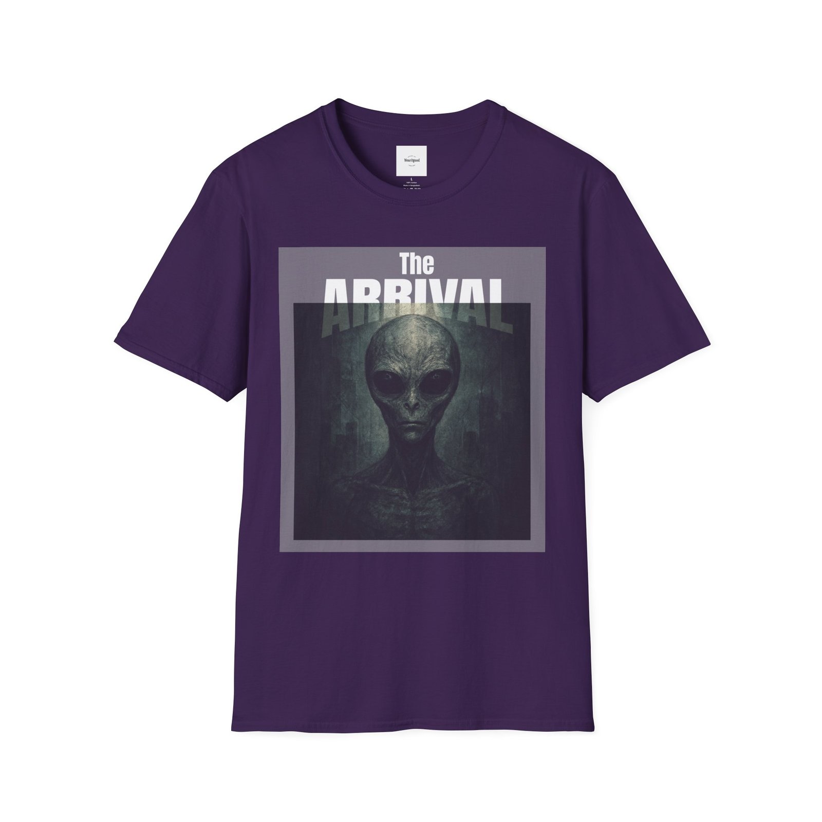 Alien Arrival-White letter Sci-Fi T-Shirt - Image 53