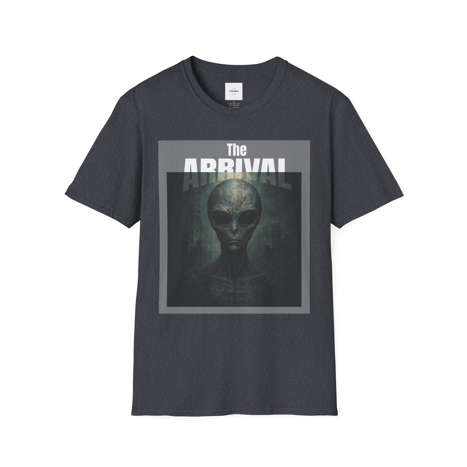 Alien Arrival-White letter Sci-Fi T-Shirt - Image 41