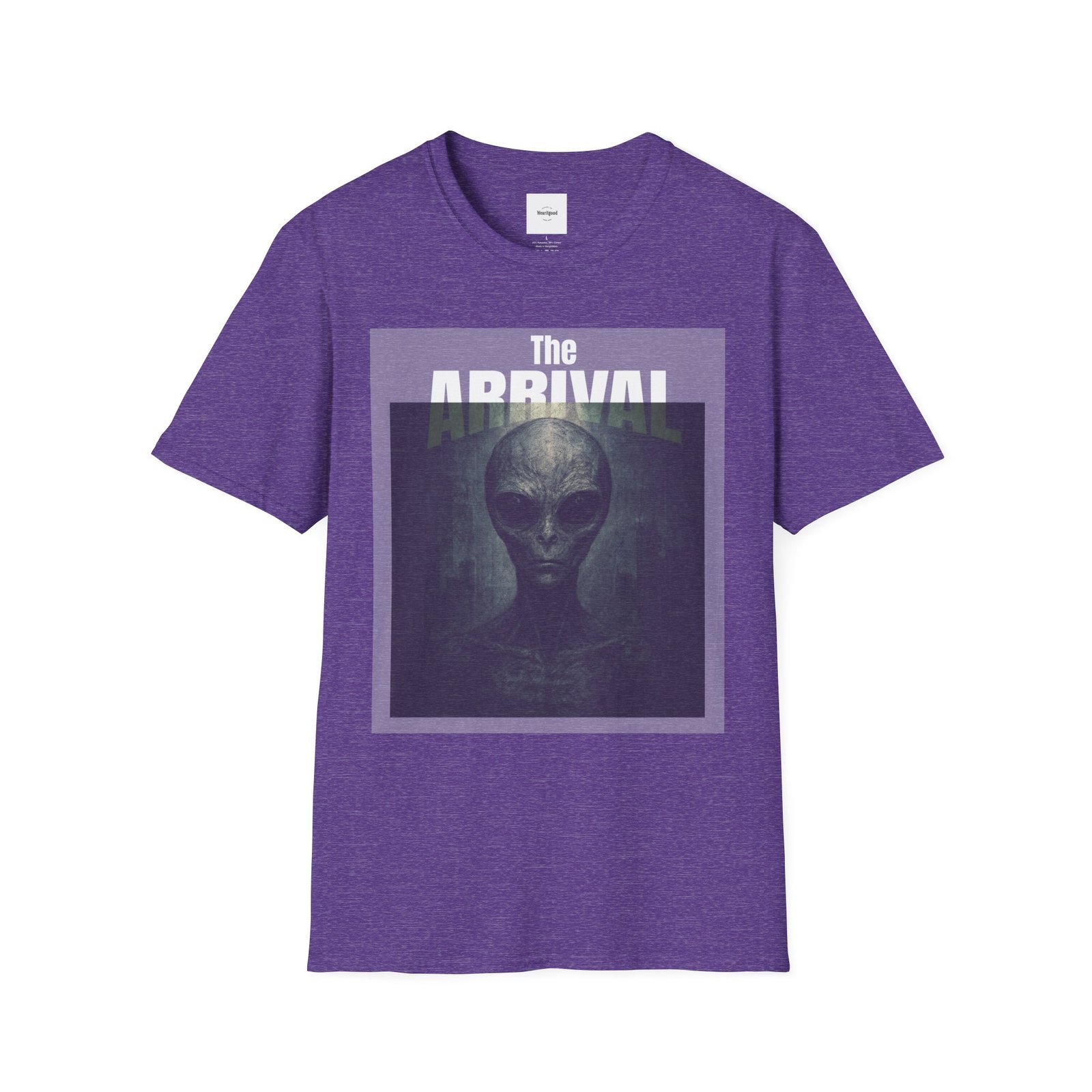 Alien Arrival-White letter Sci-Fi T-Shirt - Image 49