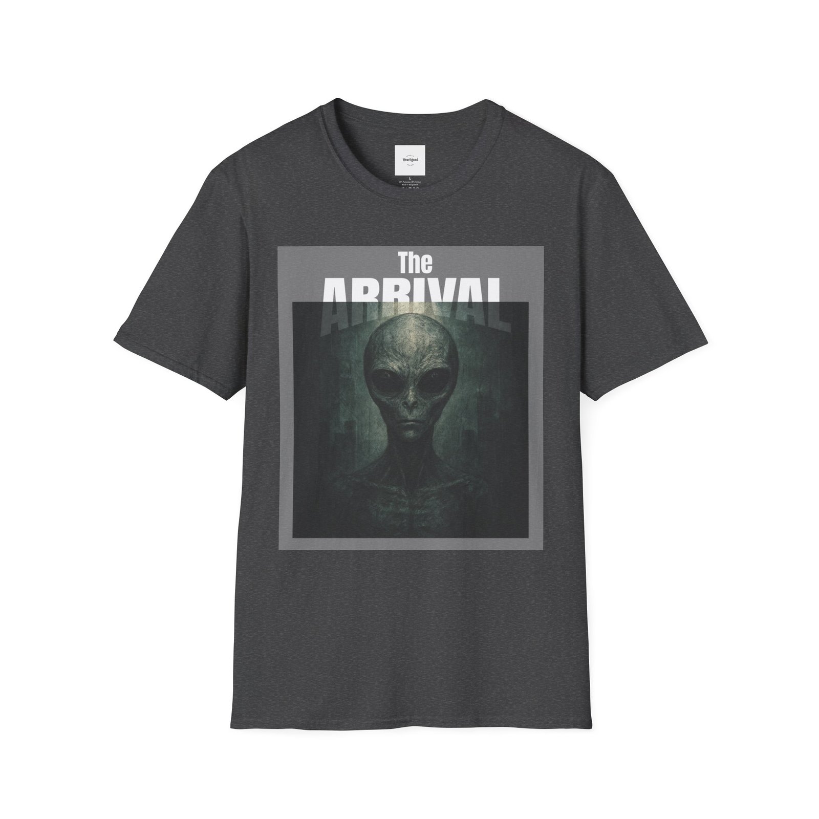 Alien Arrival-White letter Sci-Fi T-Shirt - Image 17