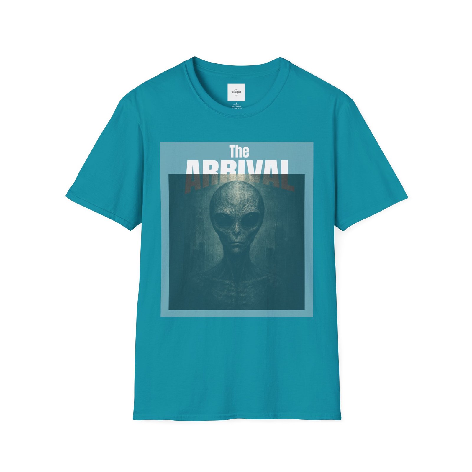 Alien Arrival-White letter Sci-Fi T-Shirt - Image 21