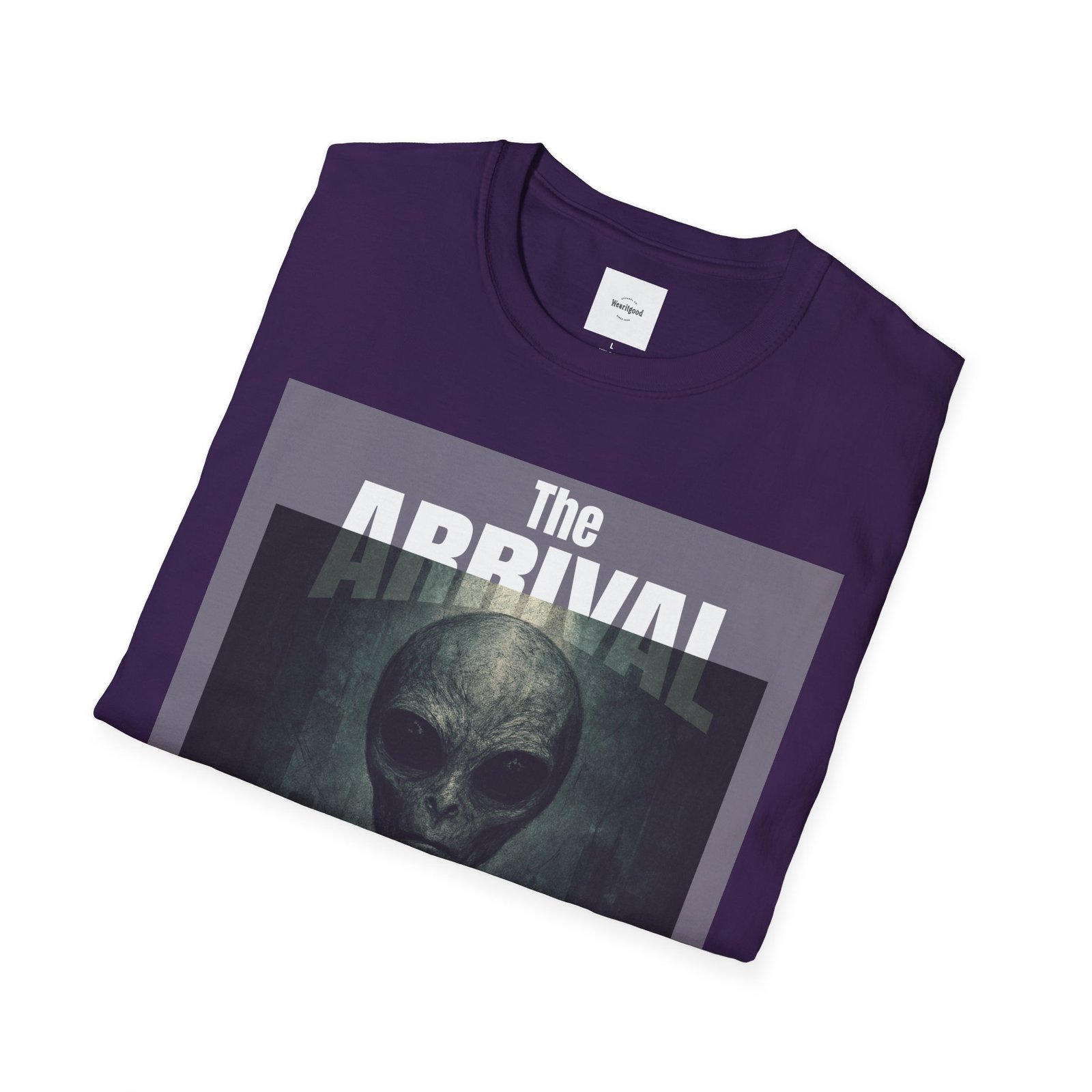 Alien Arrival-White letter Sci-Fi T-Shirt - Image 56