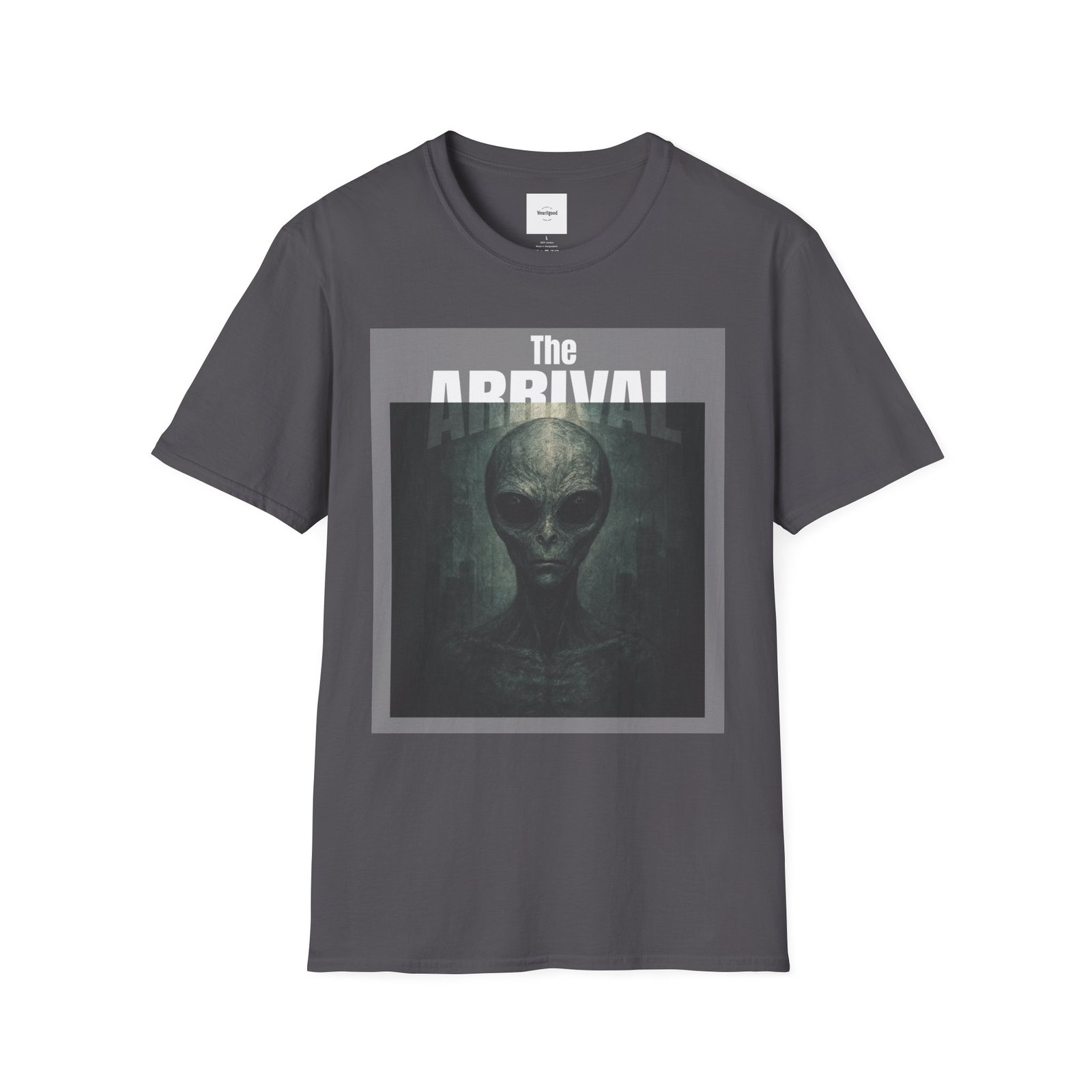 Alien Arrival-White letter Sci-Fi T-Shirt - Image 29