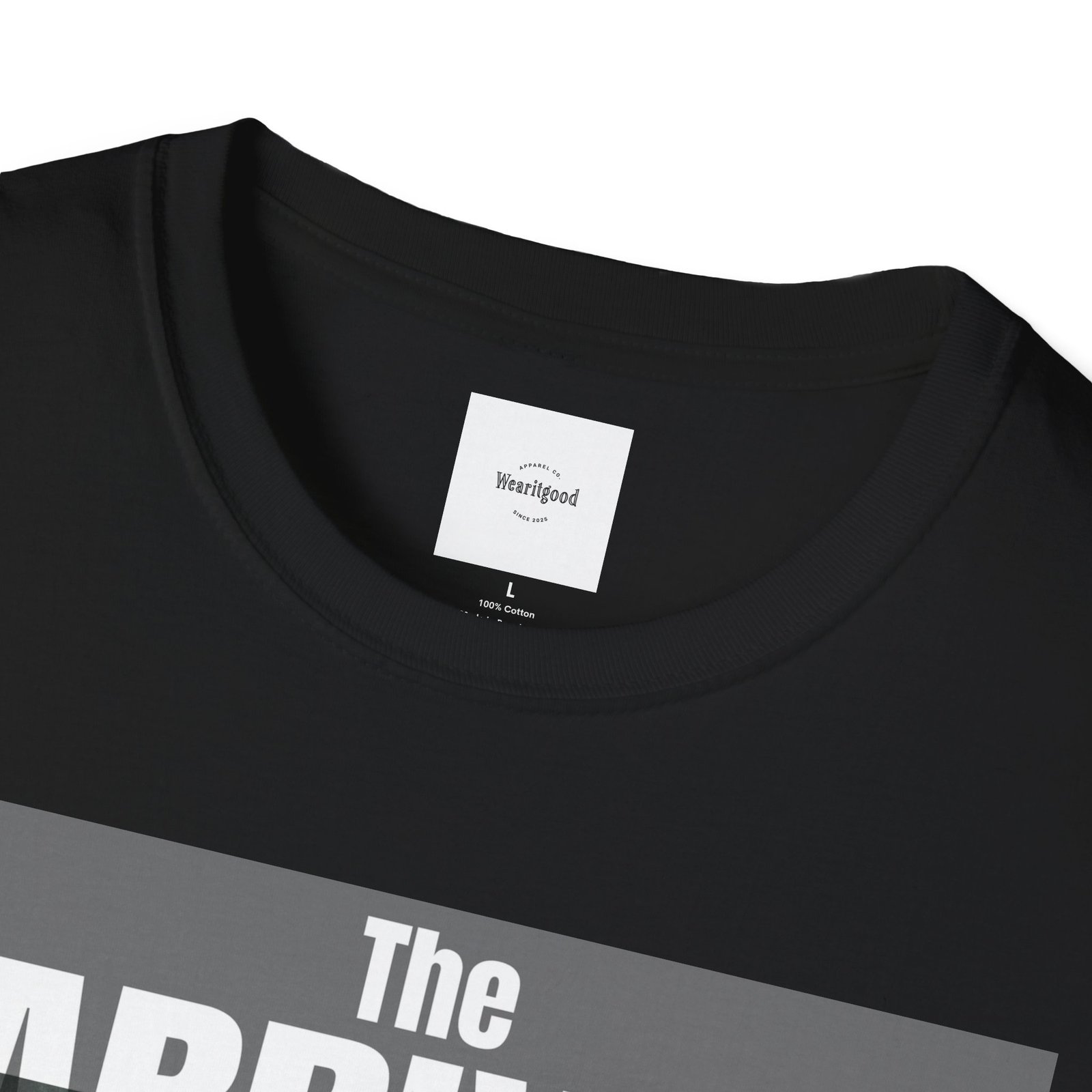 Alien Arrival-White letter Sci-Fi T-Shirt - Image 3